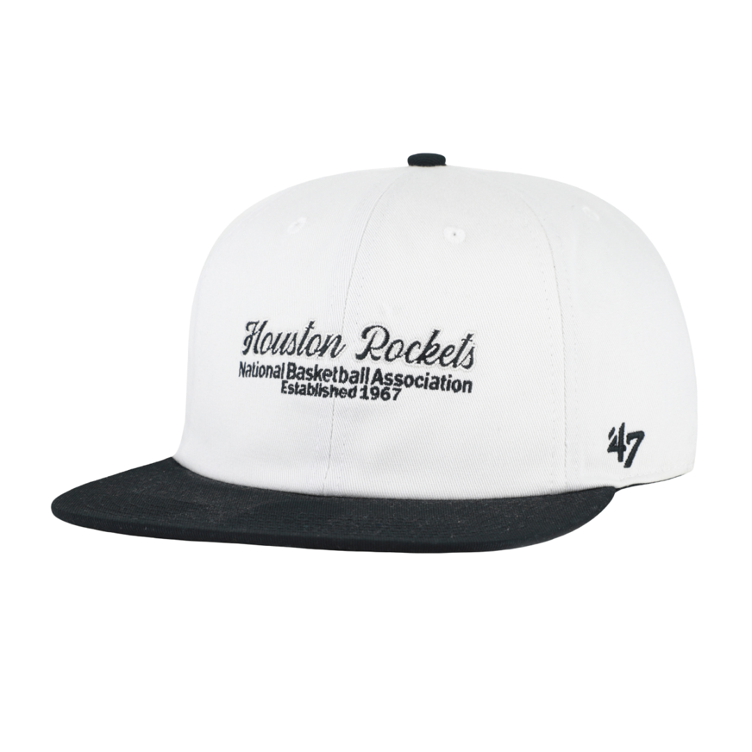 Men's Houston Rockets '47 Script Stack Captain Relaxed Fit Adjustable Cap
