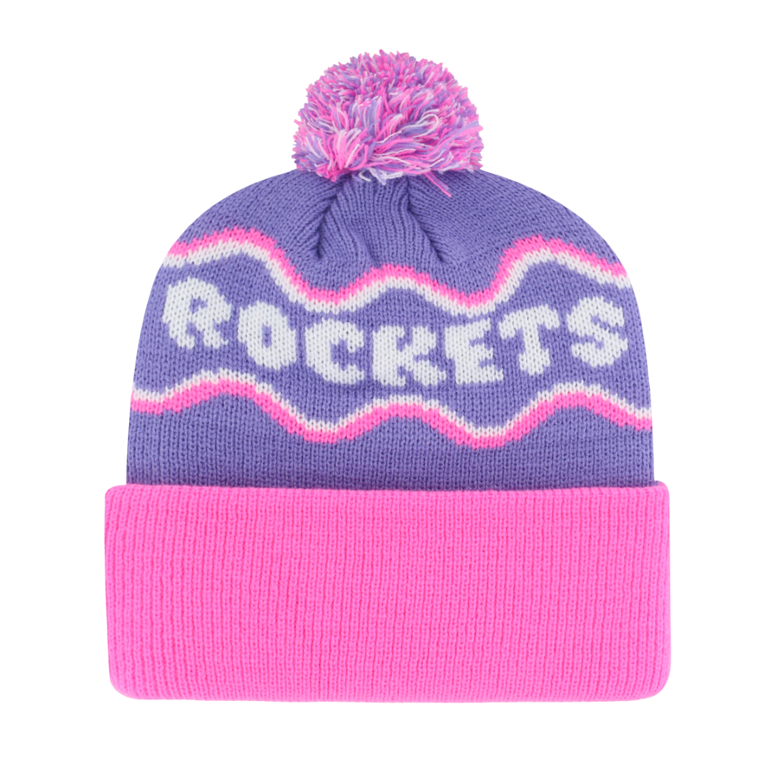Youth Girl's Houston Rockets '47 Squiggle Script Cuff Knit