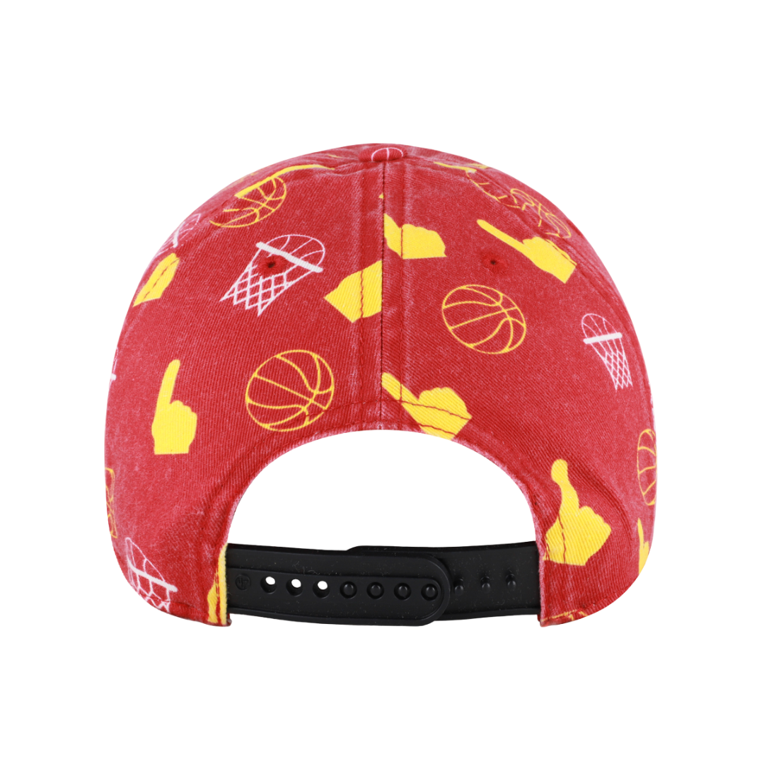 Youth Houston Rockets '47 Stomping Grounds Clean Up Adjustable Cap-3