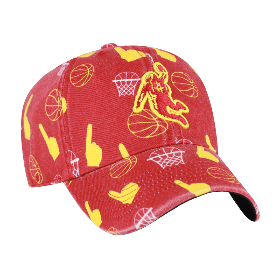 Youth Houston Rockets '47 Stomping Grounds Clean Up Adjustable Cap