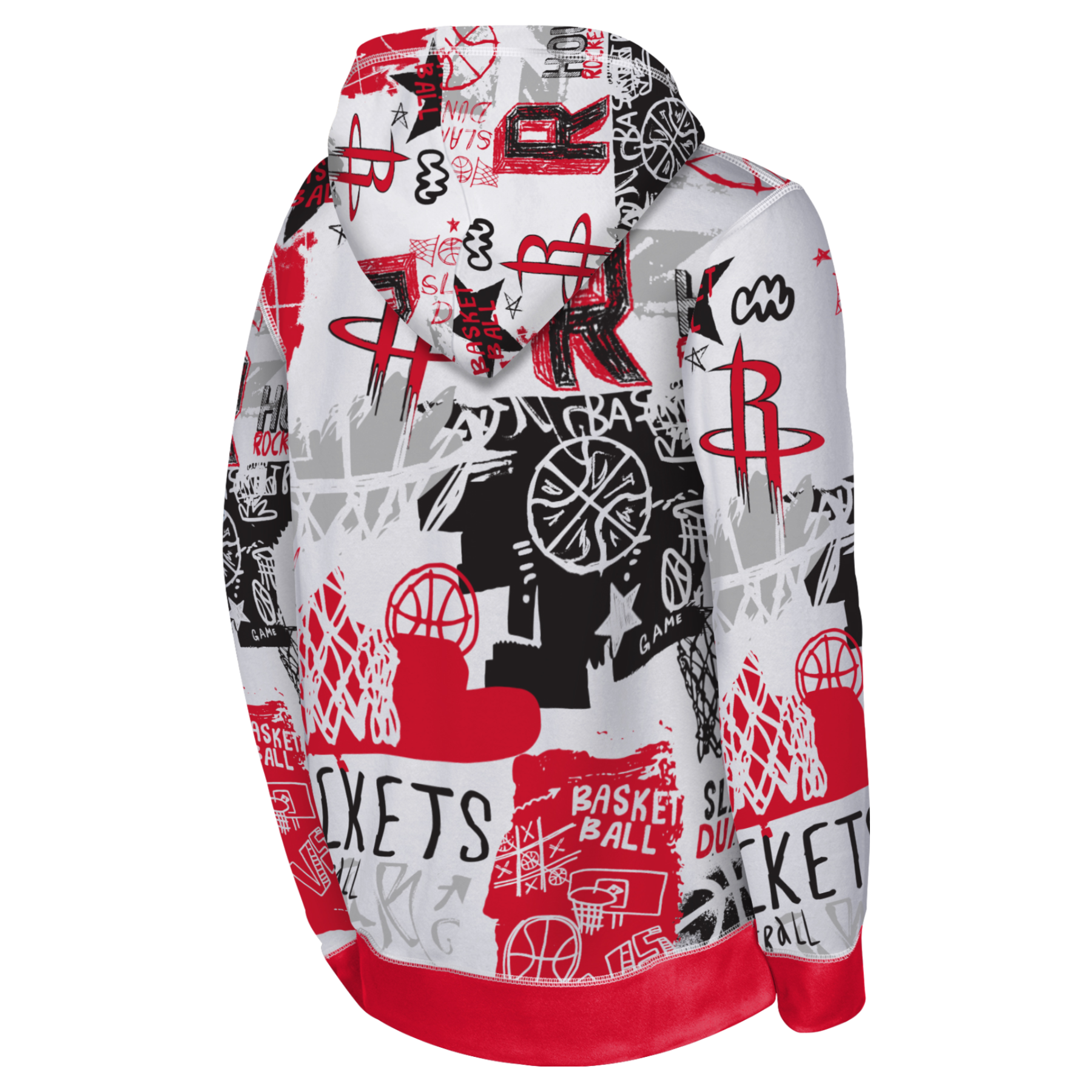 Youth Houston Rockets Outerstuff Wild Style Hoodie