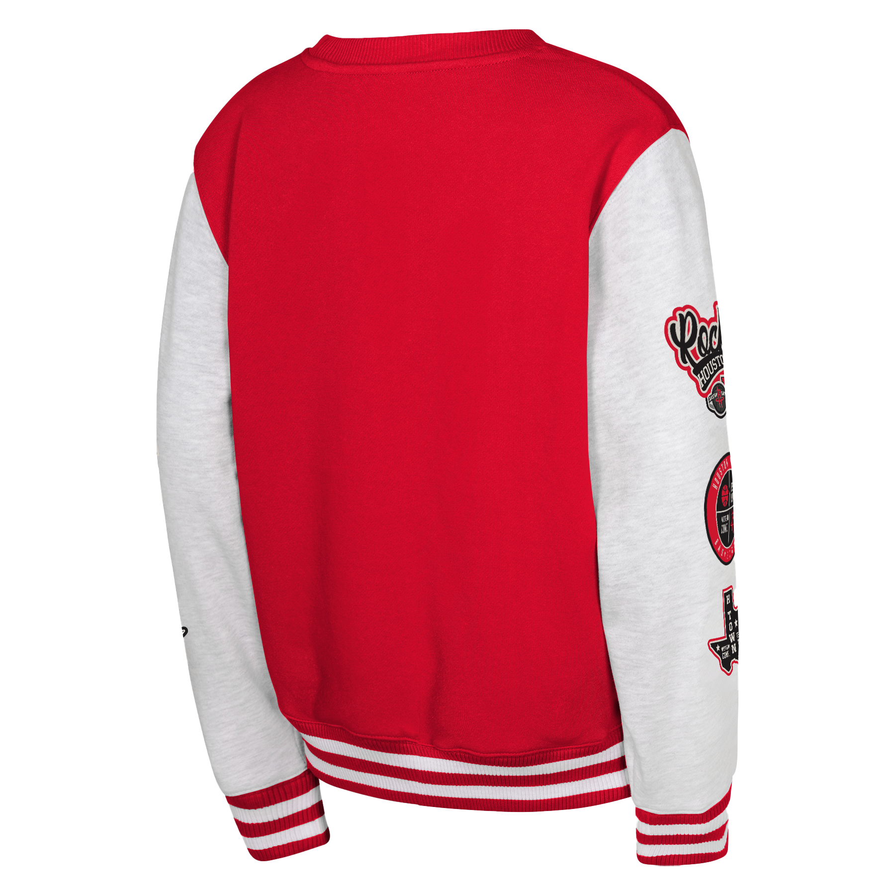 Youth Houston Rockets Outerstuff Star Treatment Crewneck Sweatshirt