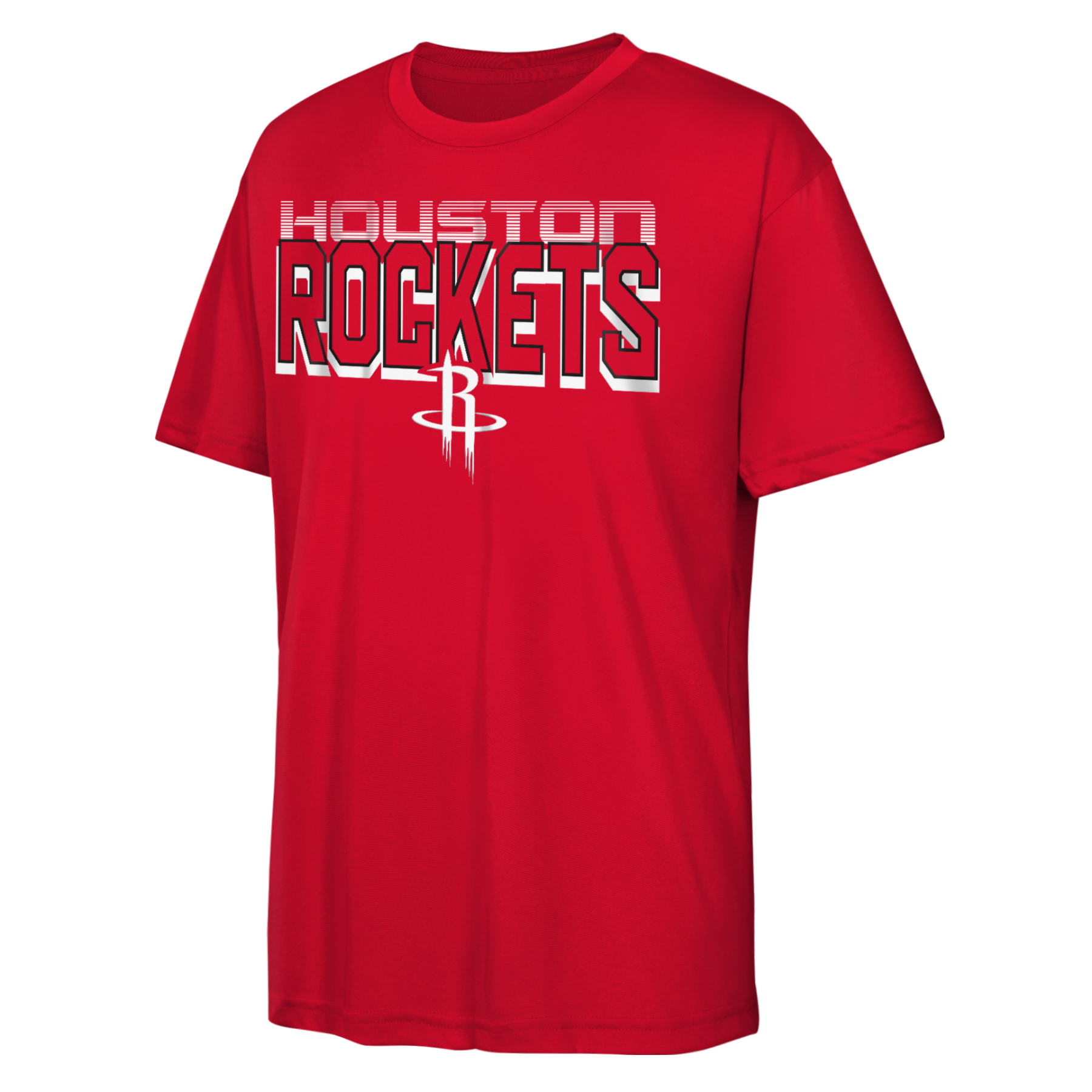 Youth Houston Rockets Outerstuff Fade to Black T-Shirt