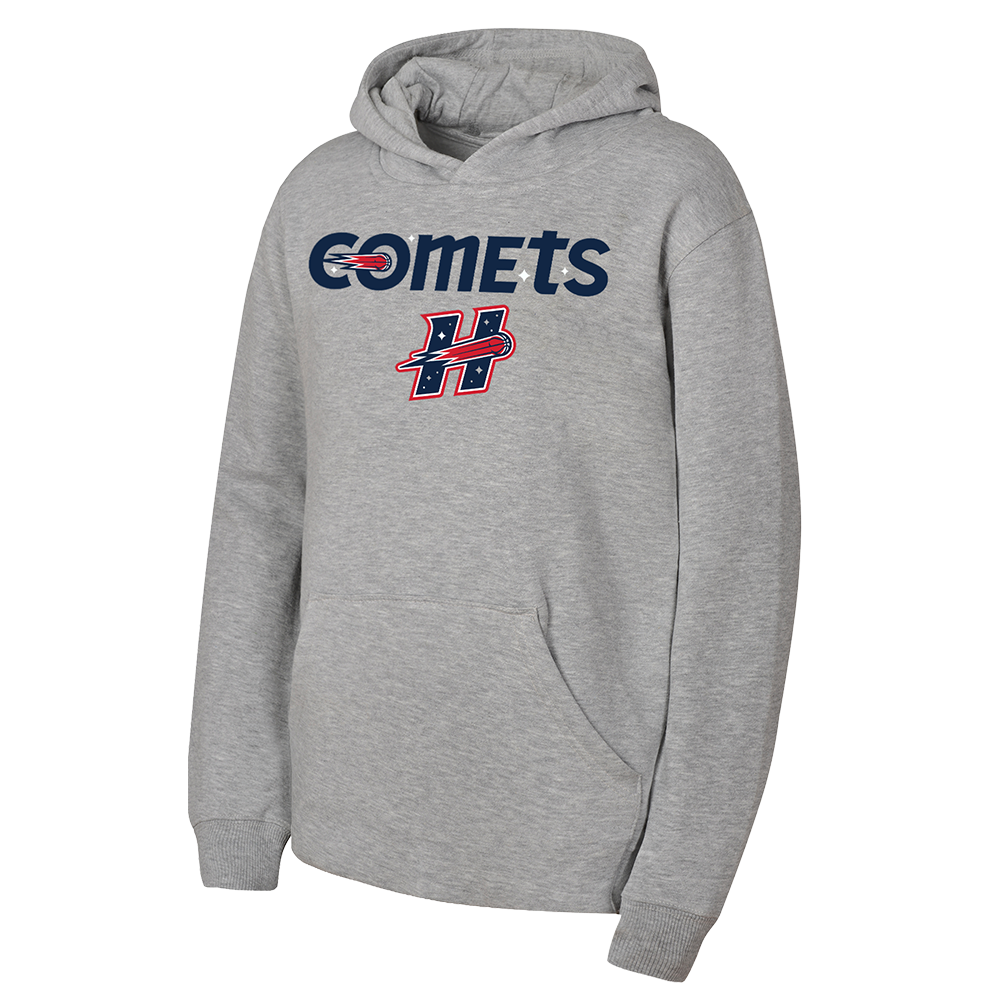 Youth Houston Comets Outerstuff Hoodie (Gray)