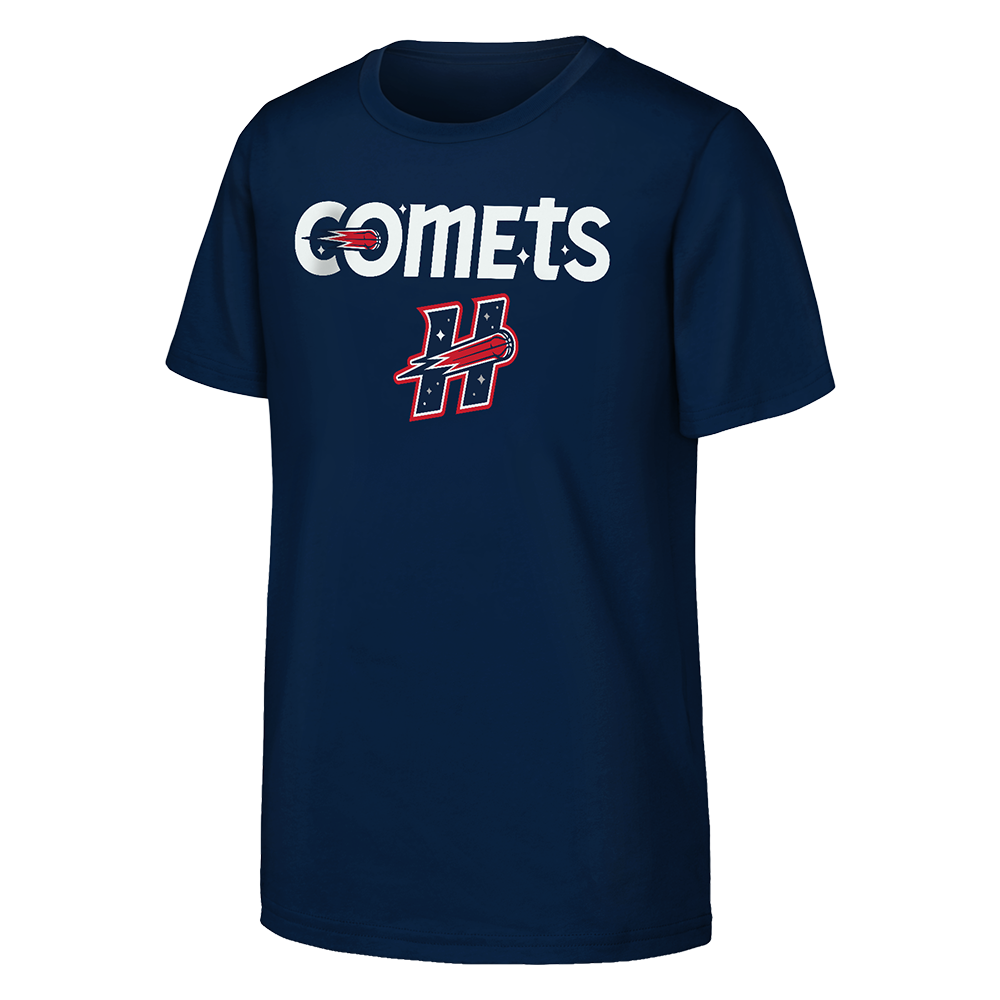 Youth Houston Comets Outerstuff T-Shirt (Navy)-1