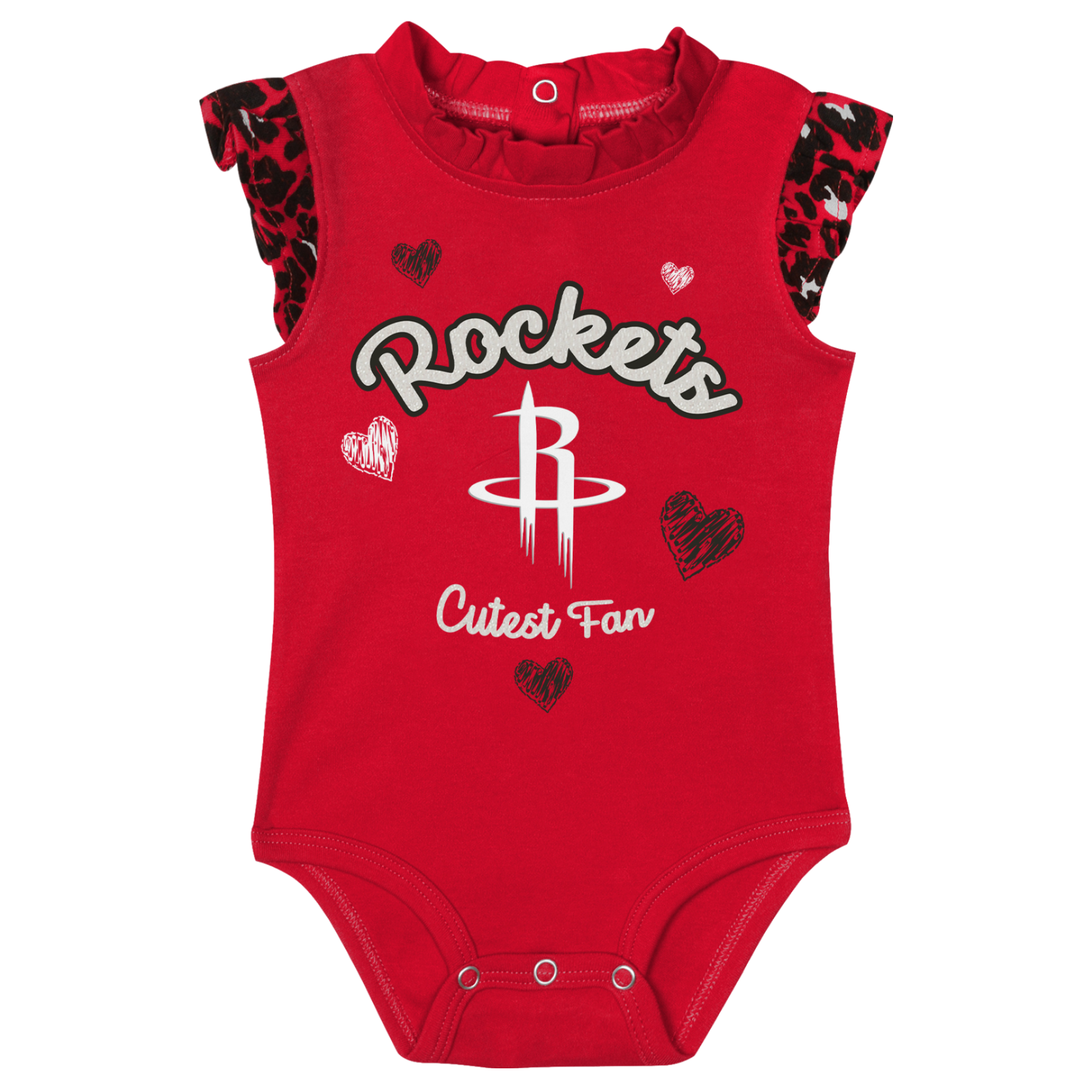 Infant Houston Rockets Outerstuff Happy Hearts Set