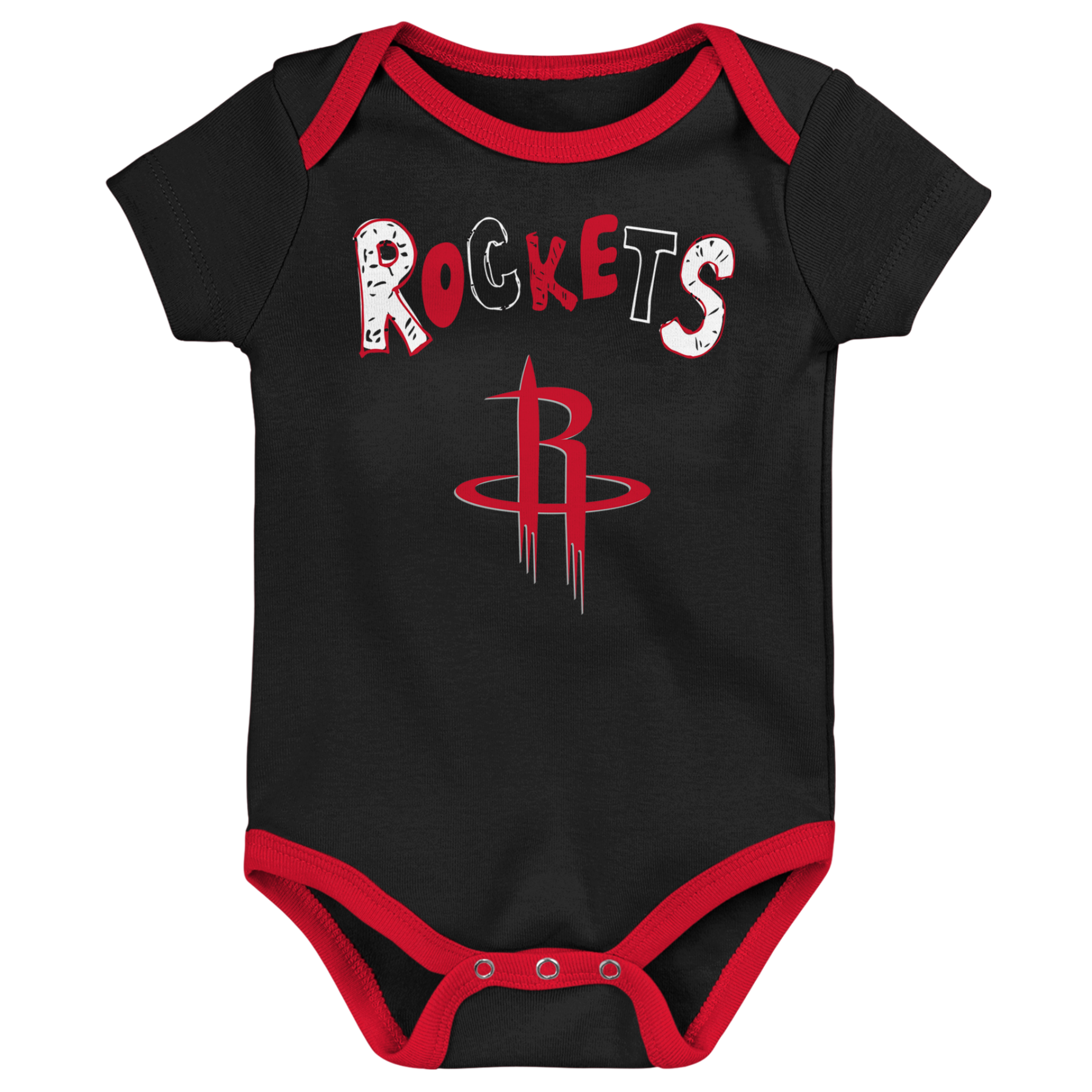 Infant Houston Rockets Outerstuff Play Ball 3 Piece Onesie Set