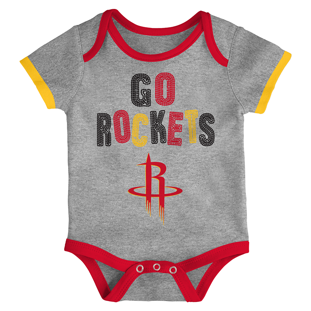 Infant Houston Rockets Outerstuff Born to Ball 3-Pack Outfit Set-2