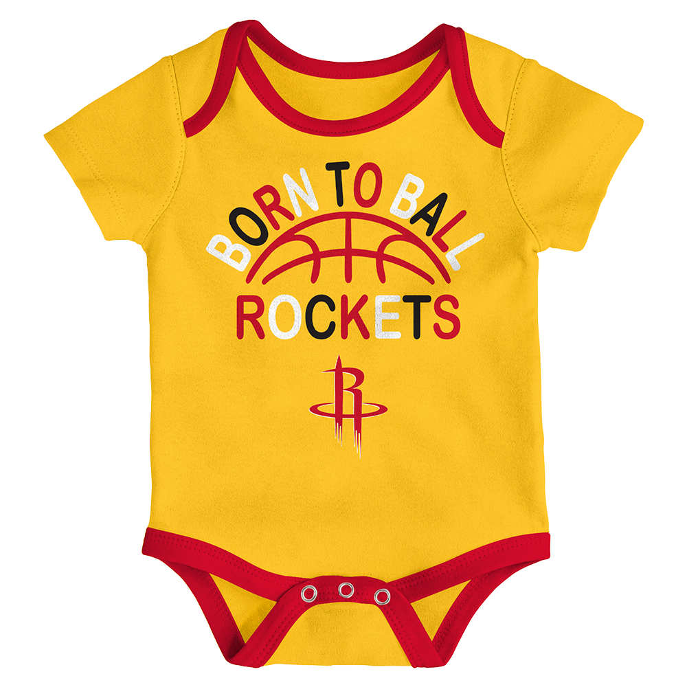 Infant Houston Rockets Outerstuff Born to Ball 3-Pack Outfit Set-3