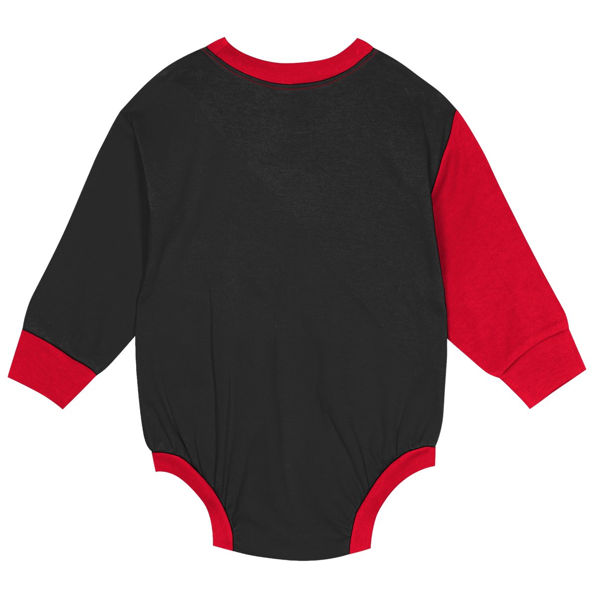Infant Houston Rockets Outerstuff Pump Fake Long-Sleeve Creeper