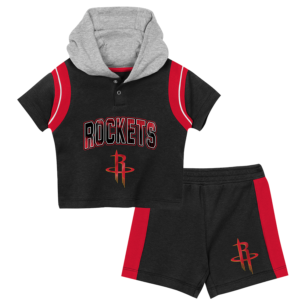 Toddler Houston Rockets Outerstuff Get Back Hoodie & Shorts Set-1
