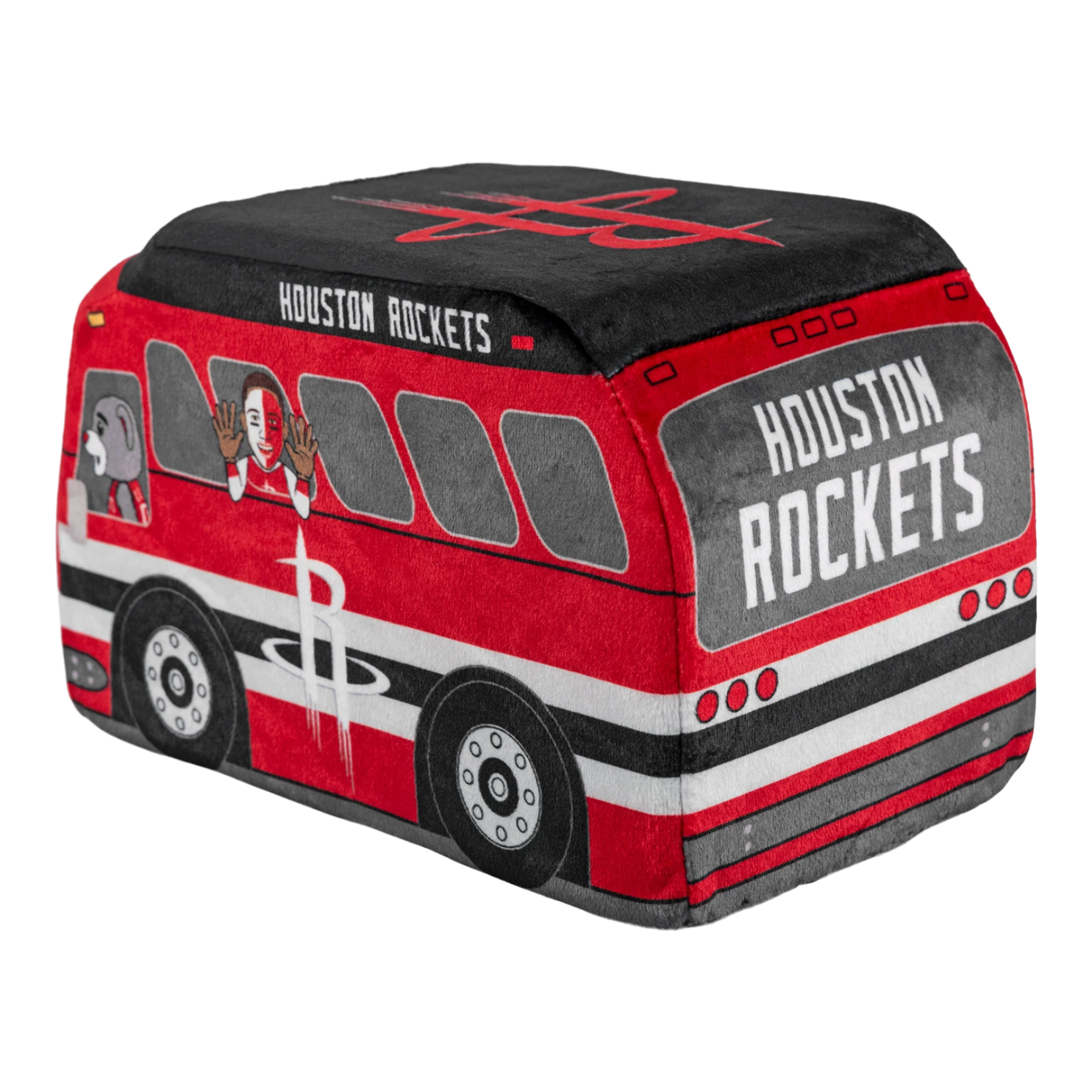 Houston Rockets Uncanny Brands Team Bus 8" Kuricha Plush