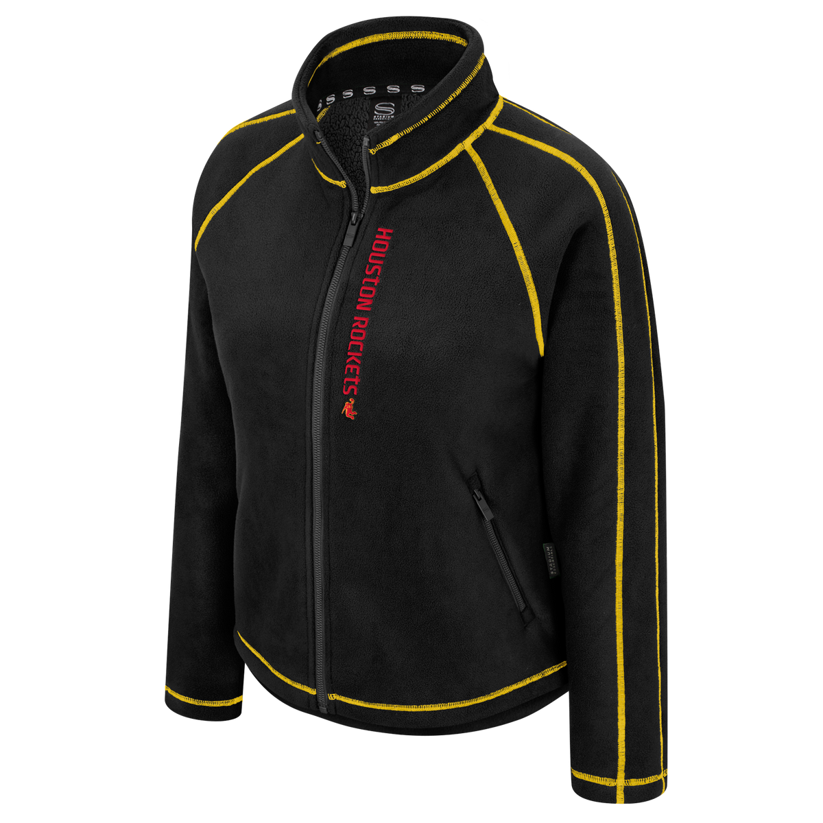 Women's Houston Rockets Stadium Essentials Bench Endurance Sherpa Jacket-1