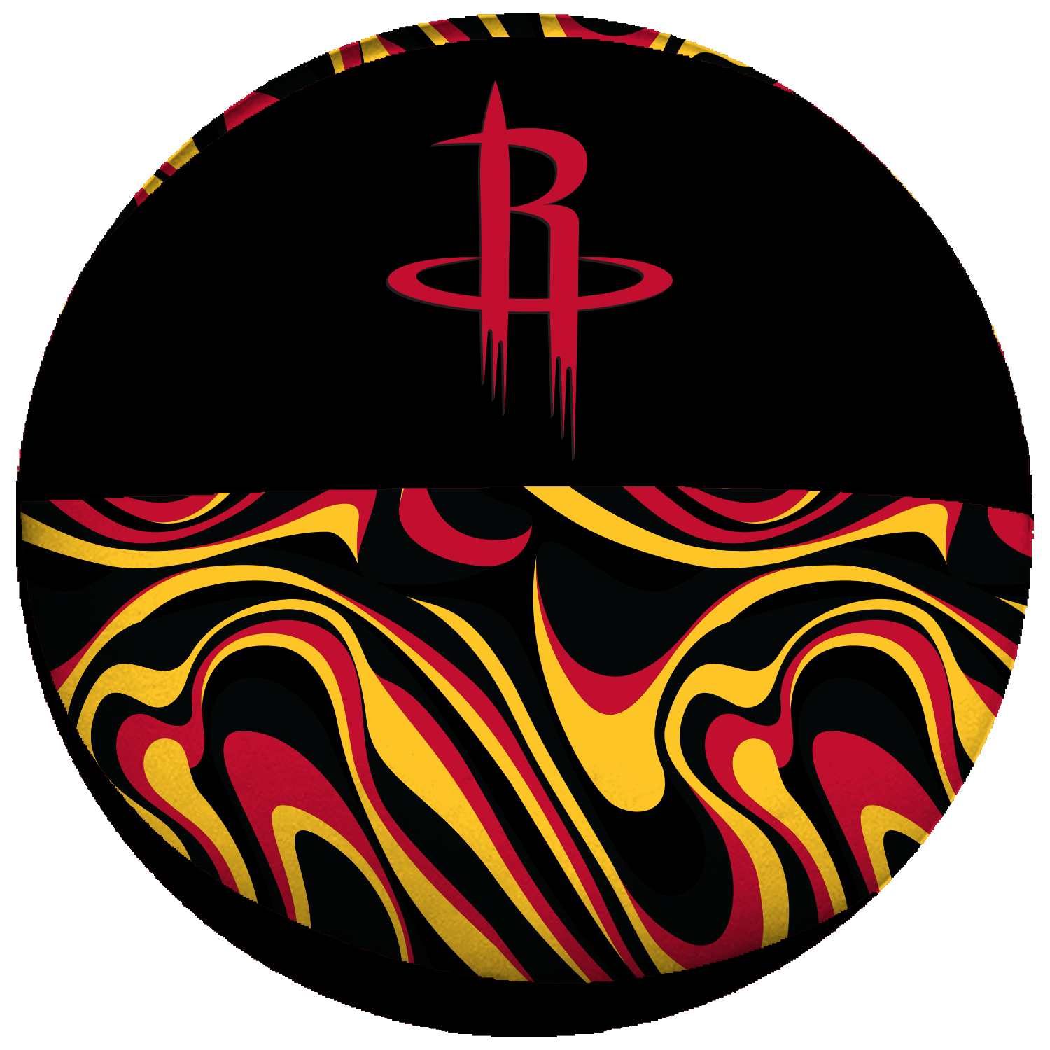 Houston Rockets Baden Black Softee Ball