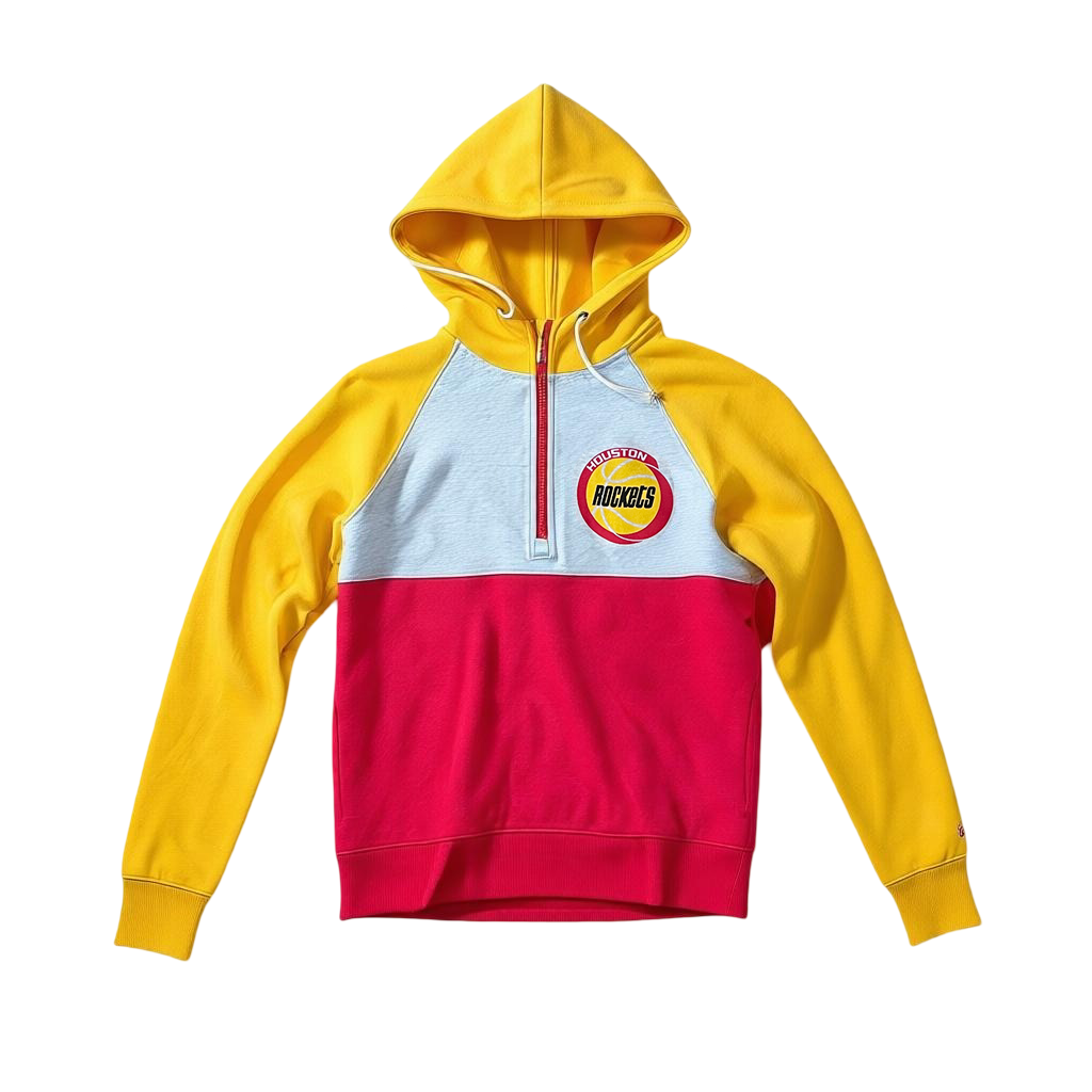 Men's Houston Rockets Homage HWC Power 1/4 Zip Hoodie