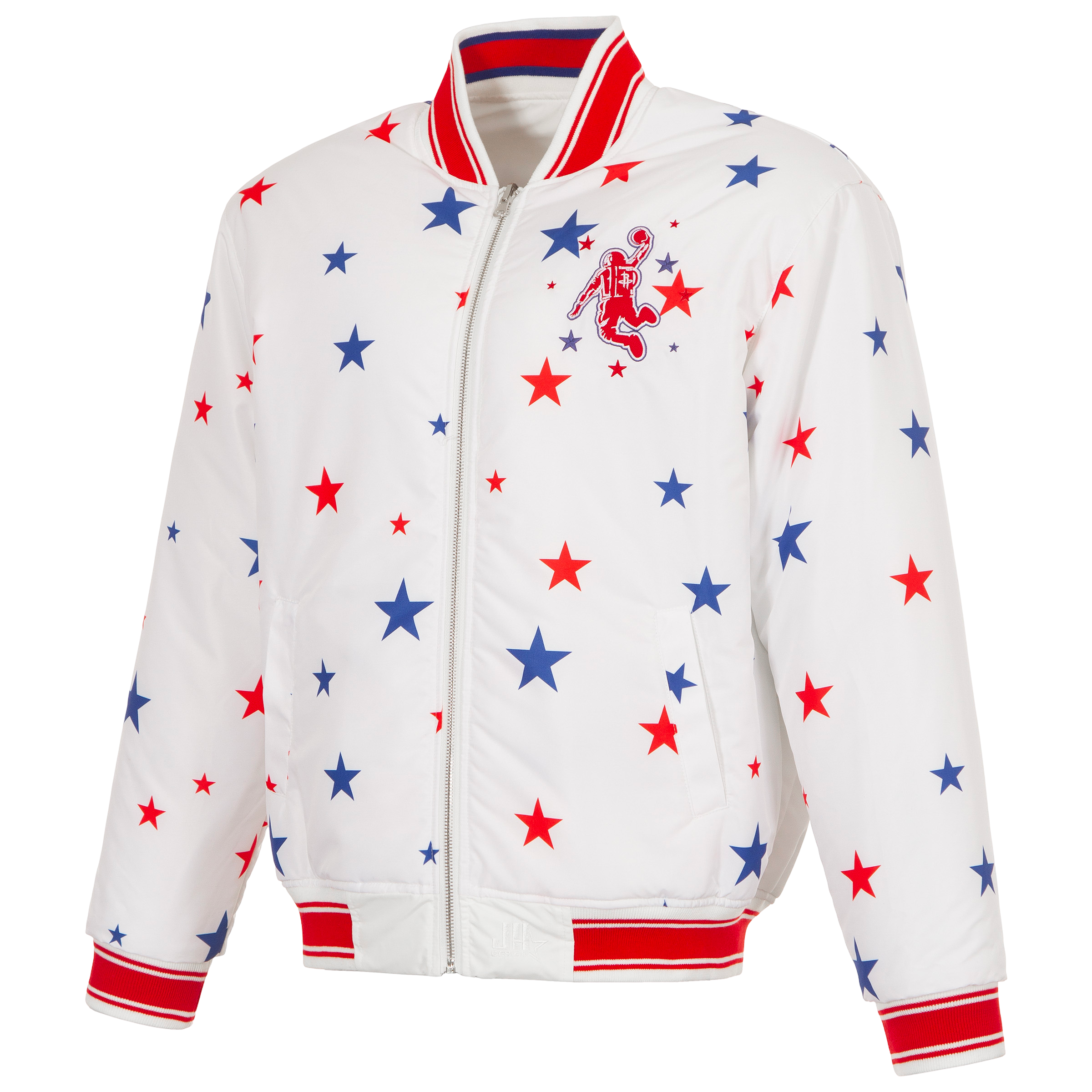 Men's Houston Rockets JH Design City Edition Reversible Bomber Jacket