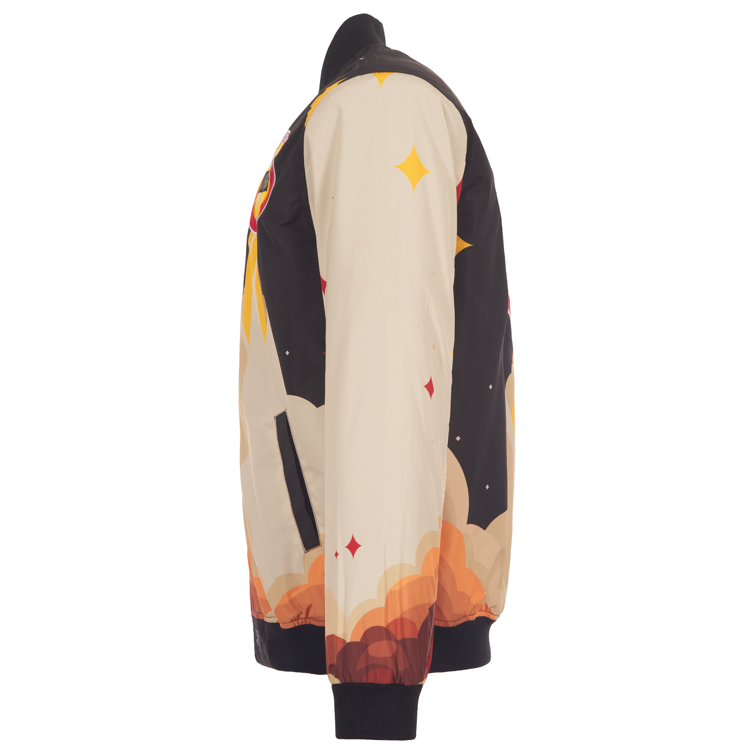 Men's Houston Rockets JH Design HWC Rocket Ship Bomber Jacket