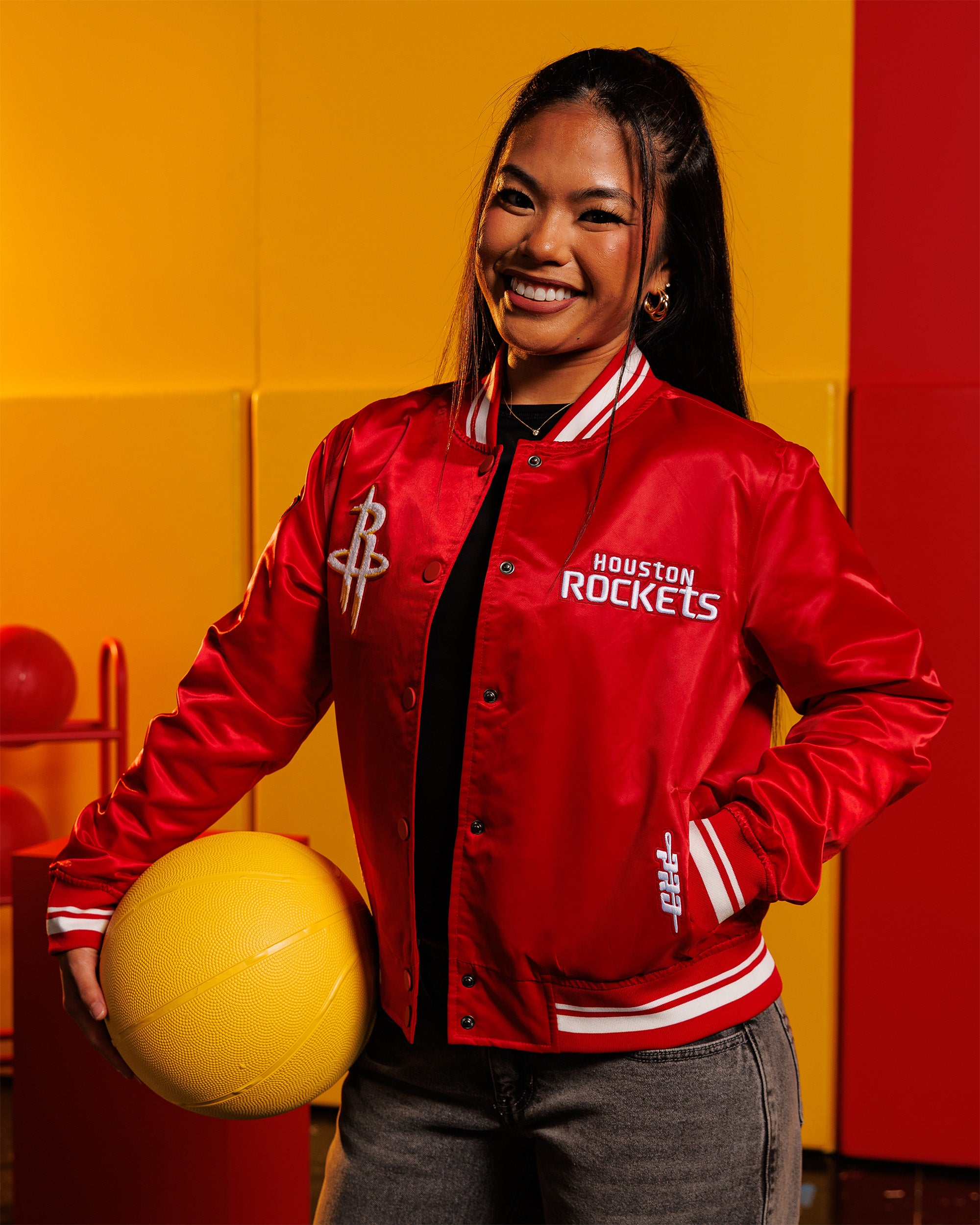 Women's Houston Rockets Pro Standard Satin Jacket