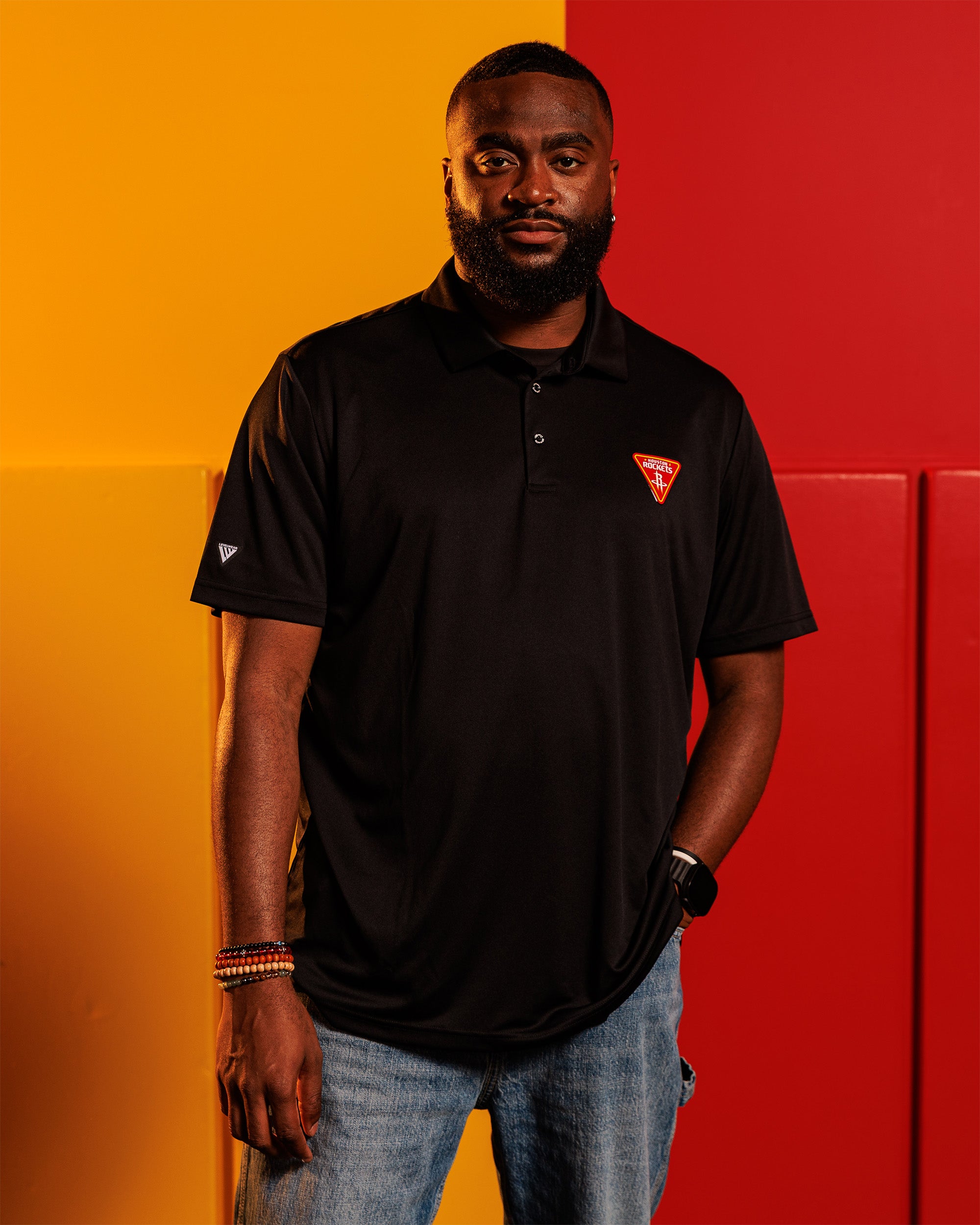 Men's Houston Rockets Levelwear Original Polo