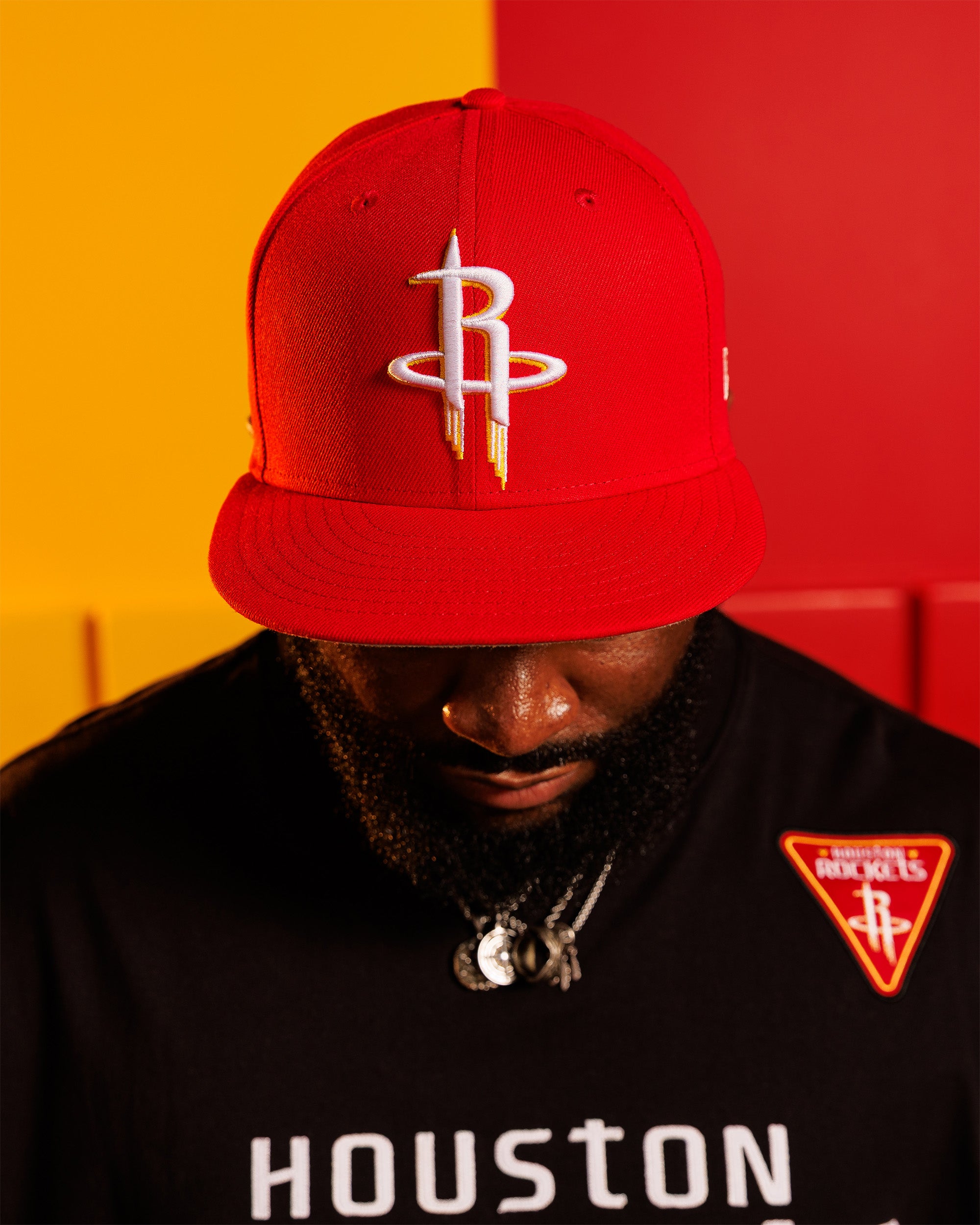 Men's Houston Rockets New Era 59FIFTY Primary Logo Fitted Cap