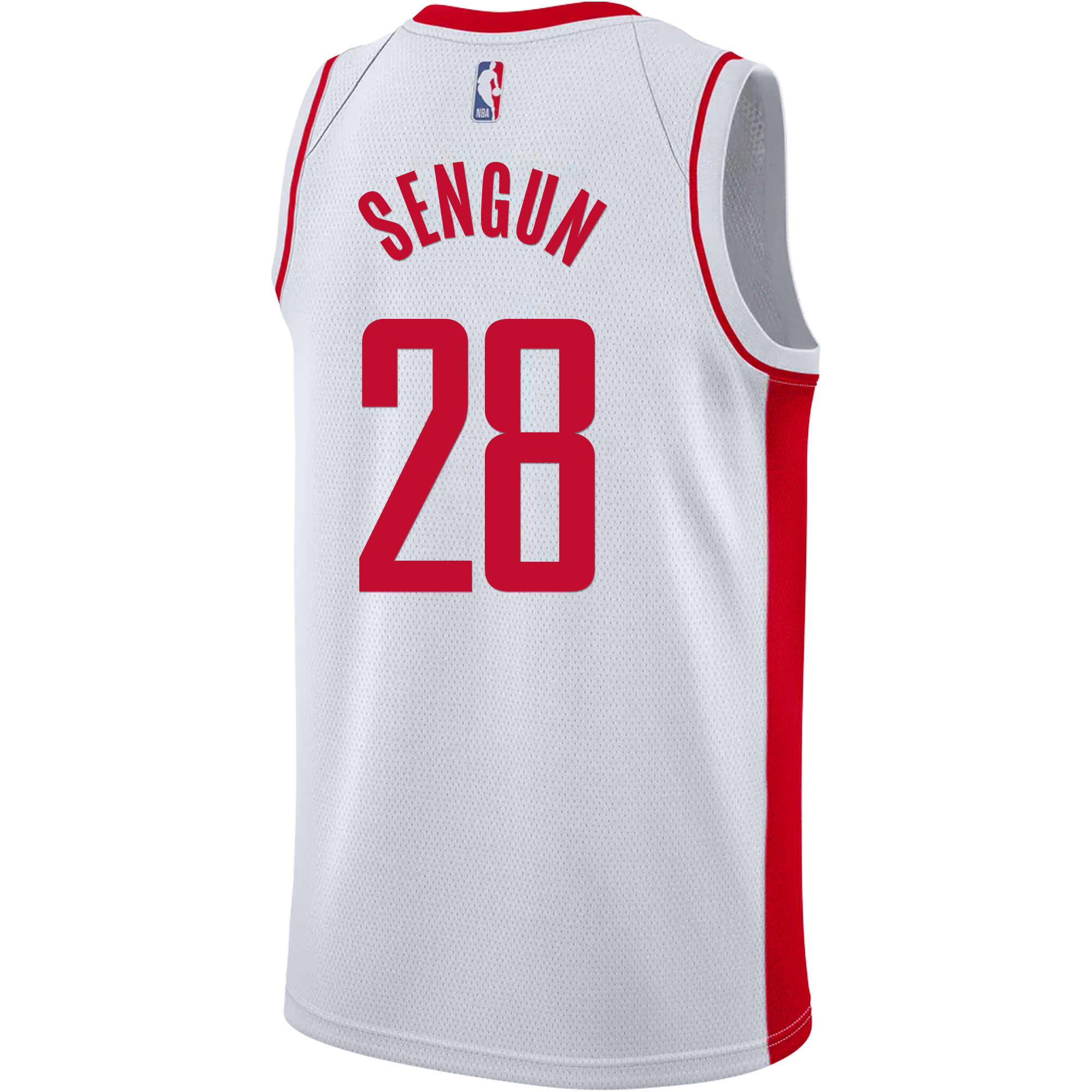 Men's Houston Rockets Nike Alperen Sengun Association Edition Swingman Jersey