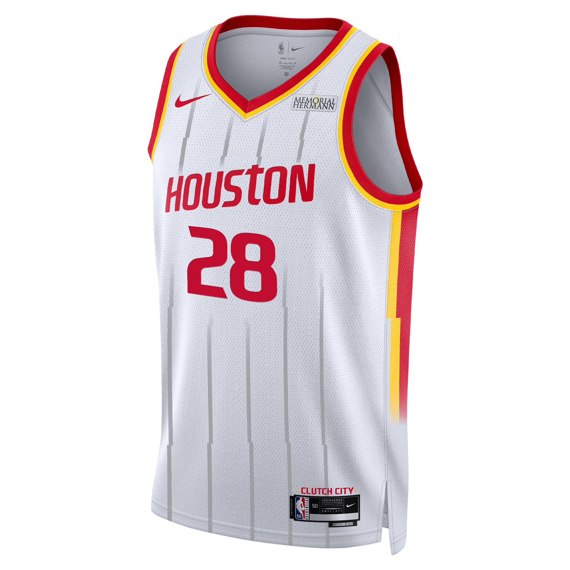 Men's Houston Rockets Alperen Sengun Nike Association Swingman Jersey-1