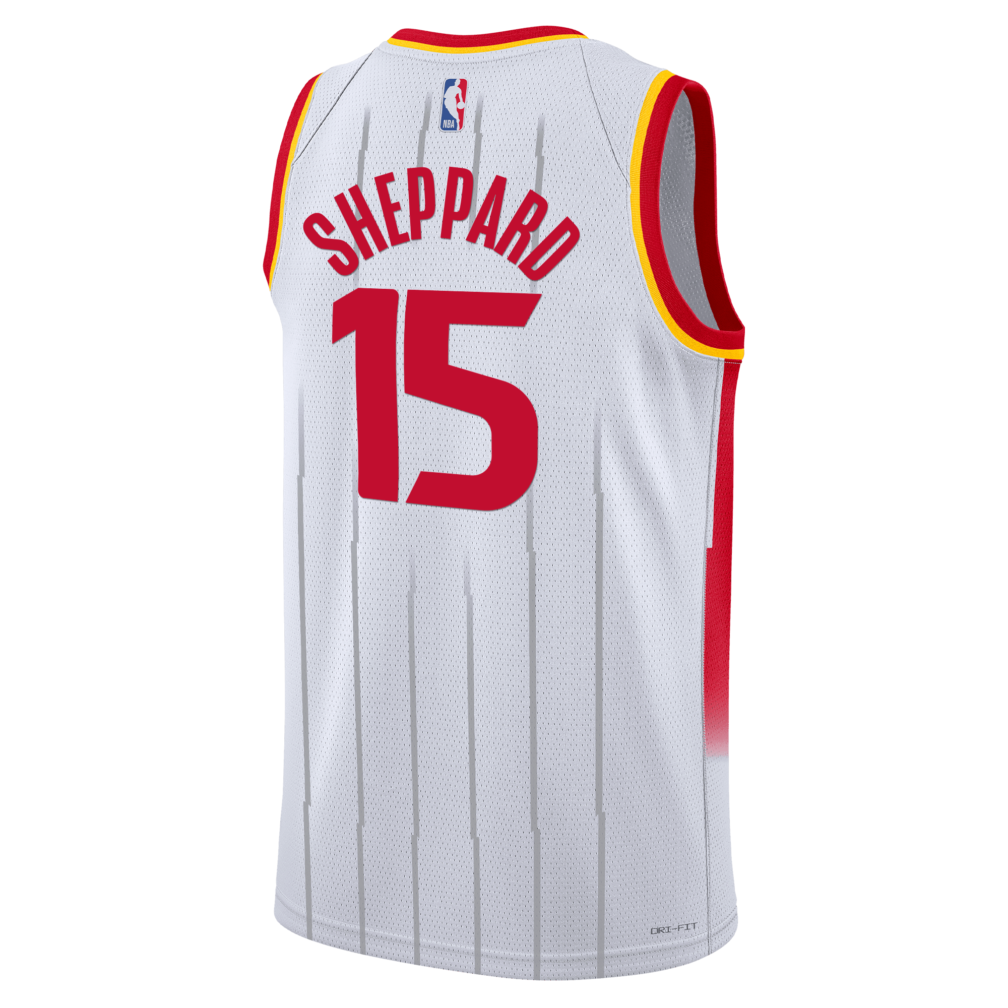 Men's Houston Rockets Reed Sheppard Nike Association Swingman Jersey-2