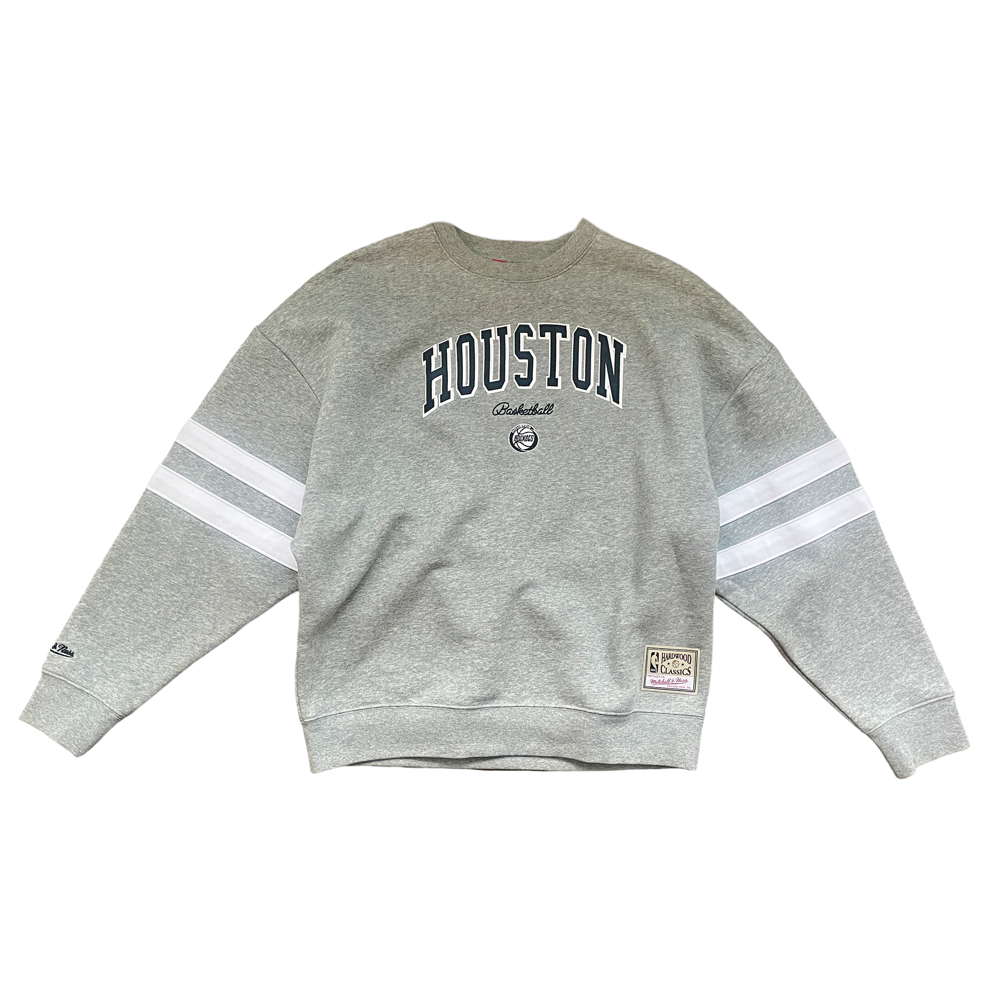 Women's Houston Rockets Mitchell & Ness HWC Crewneck Sweatshirt