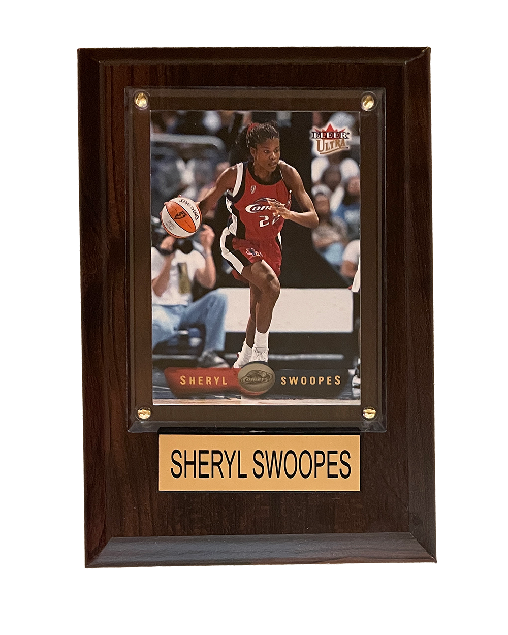 Houston Comets Sheryl Swoopes 4x6 Plaque