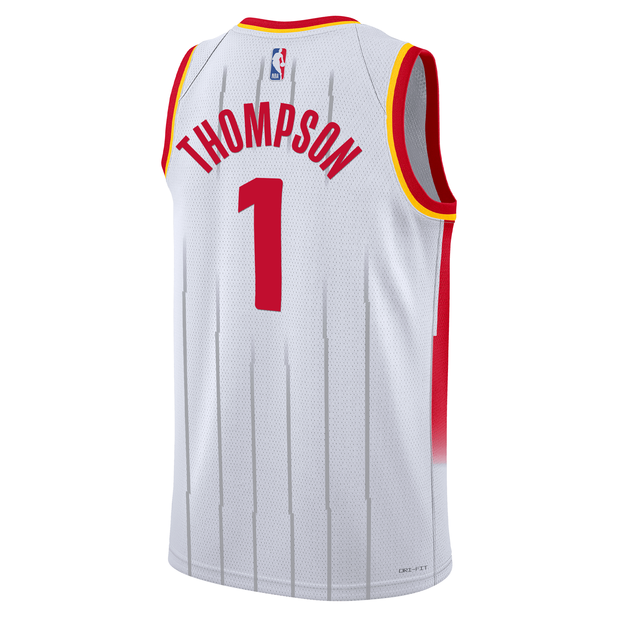 Men's Houston Rockets Amen Thompson Nike Association Swingman Jersey-2