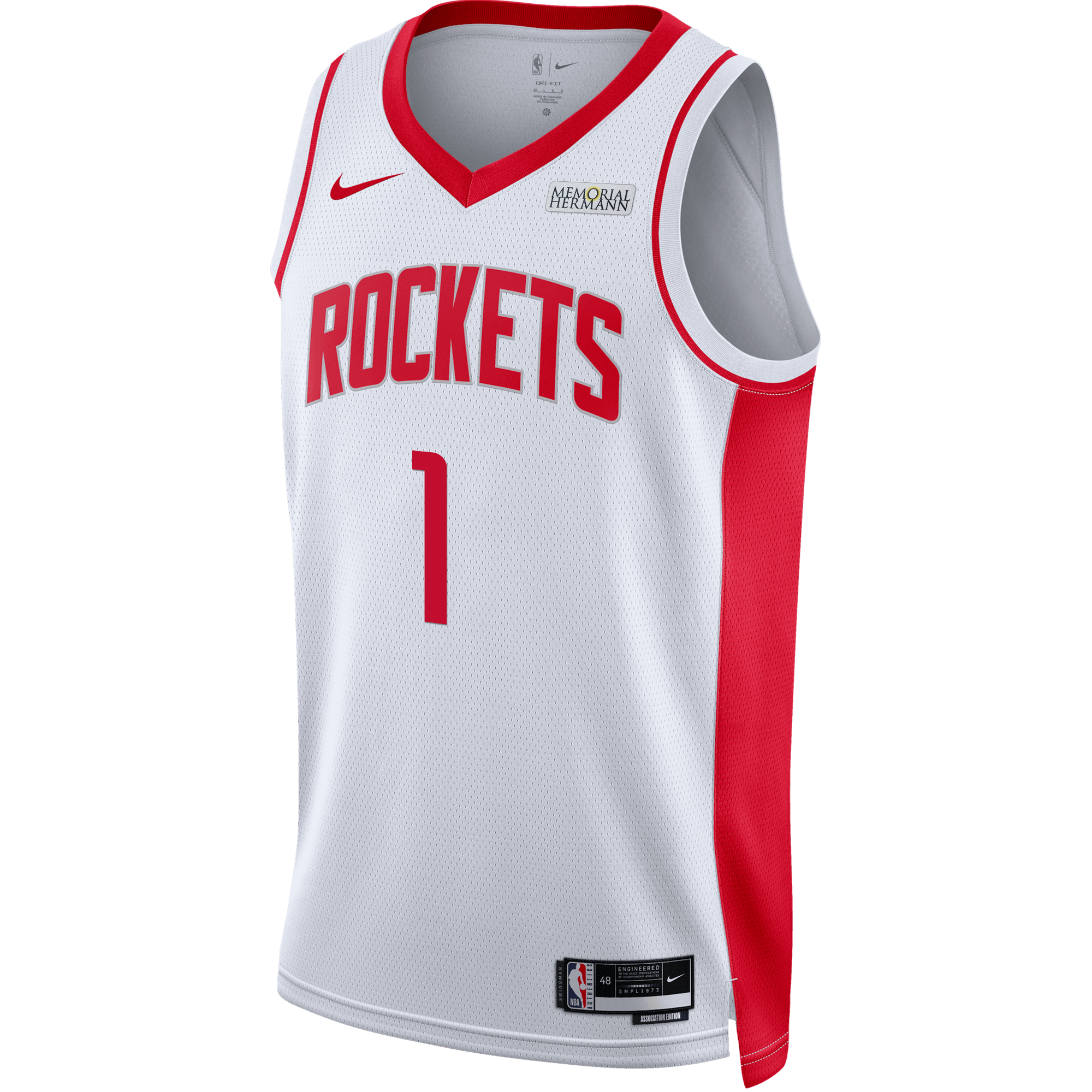 Men's Houston Rockets Nike Amen Thompson Association Edition Swingman Jersey