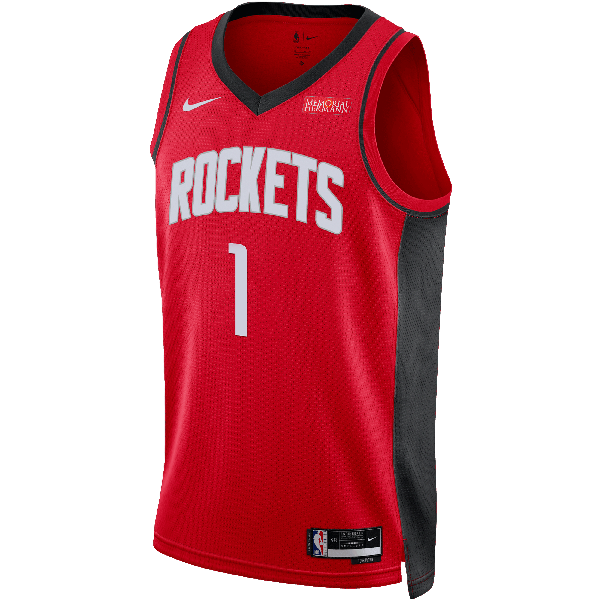 Youth Houston Rockets Nike Amen Thompson Icon Edition Swingman Jersey