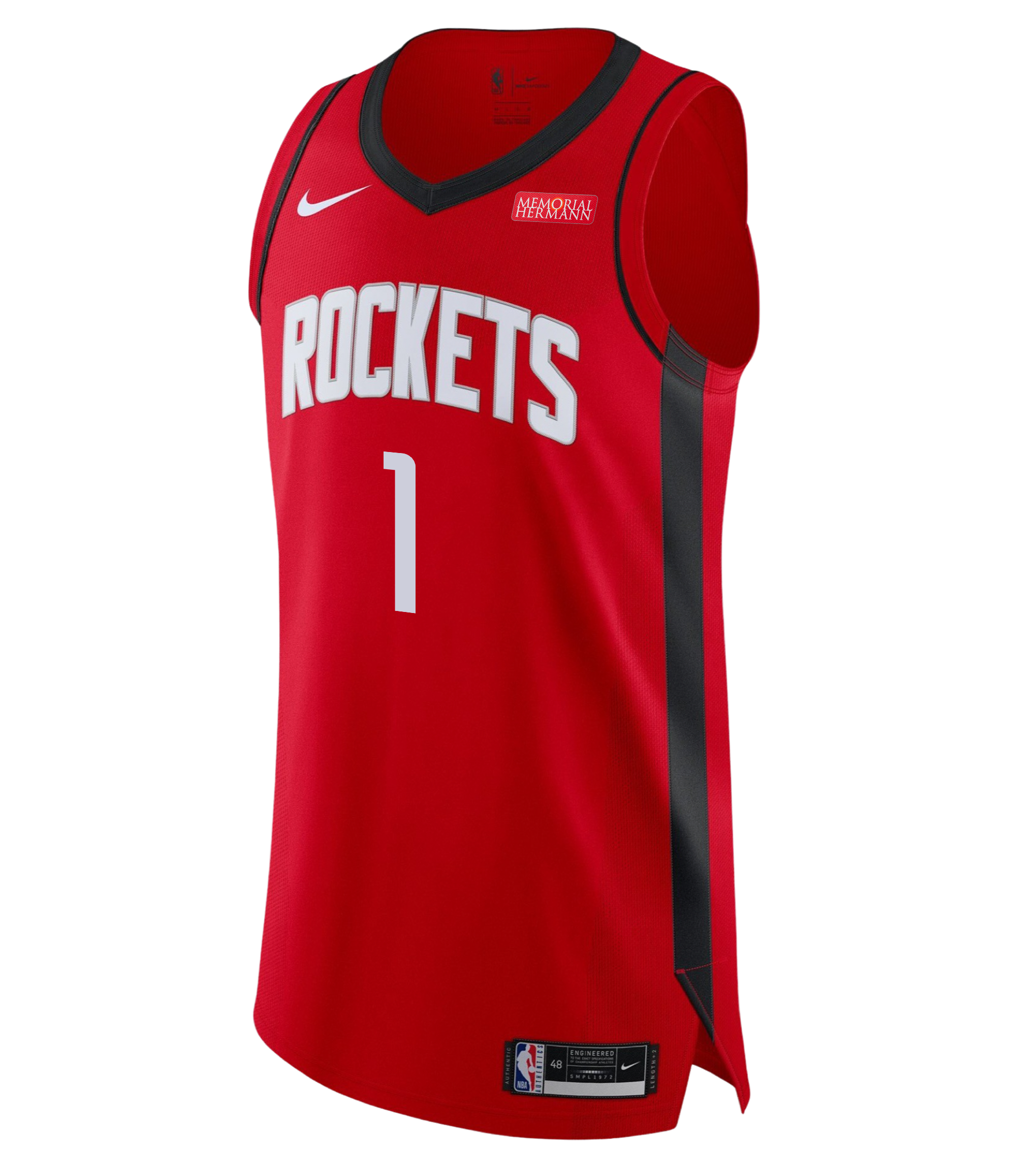 Men's Houston Rockets Nike Amen Thompson Authentic Icon Edition Jersey