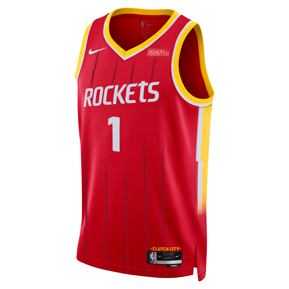 Youth Houston Rockets Amen Thompson Nike Icon Swingman Jersey