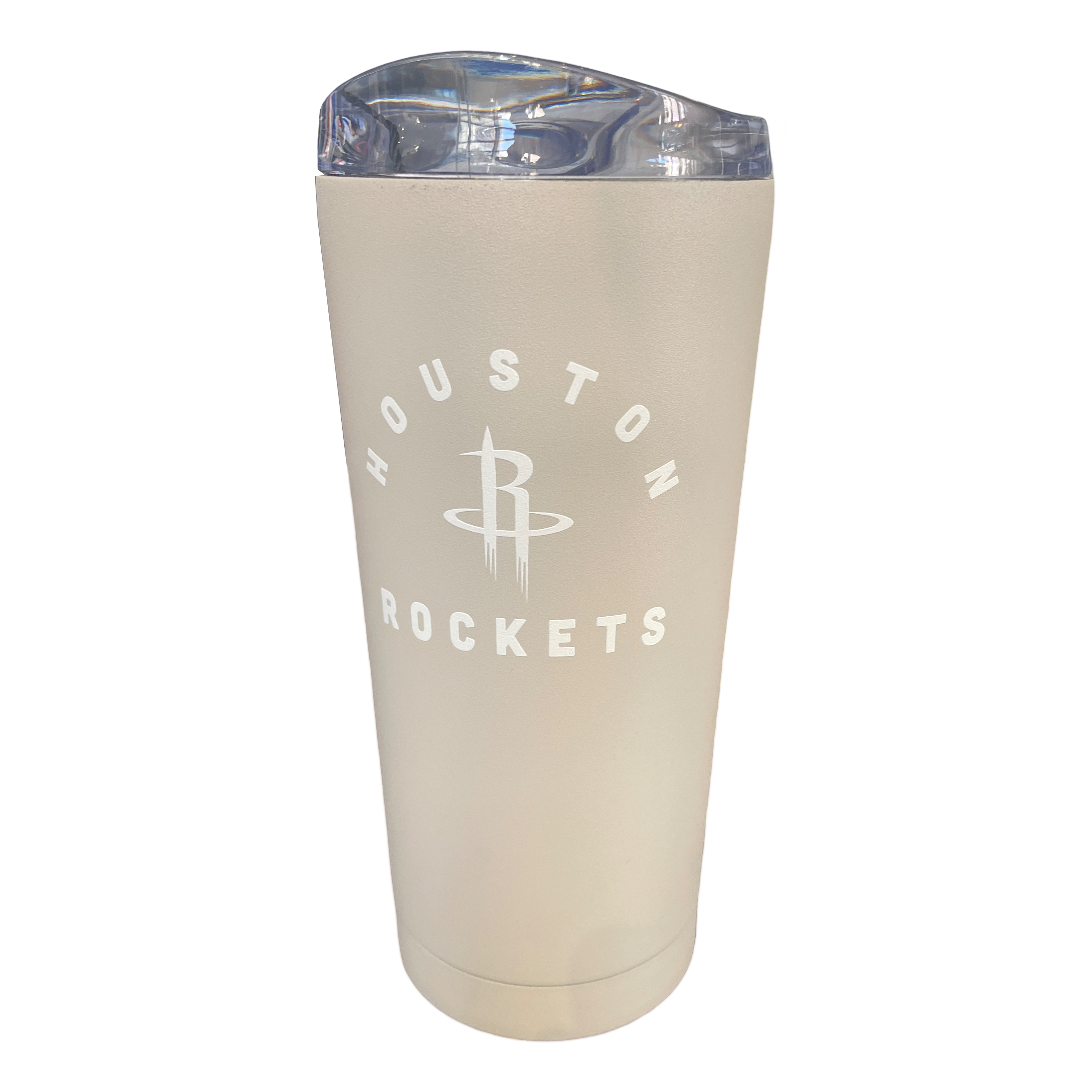 Houston Rockets Logo Brands 20oz Tan Tumbler