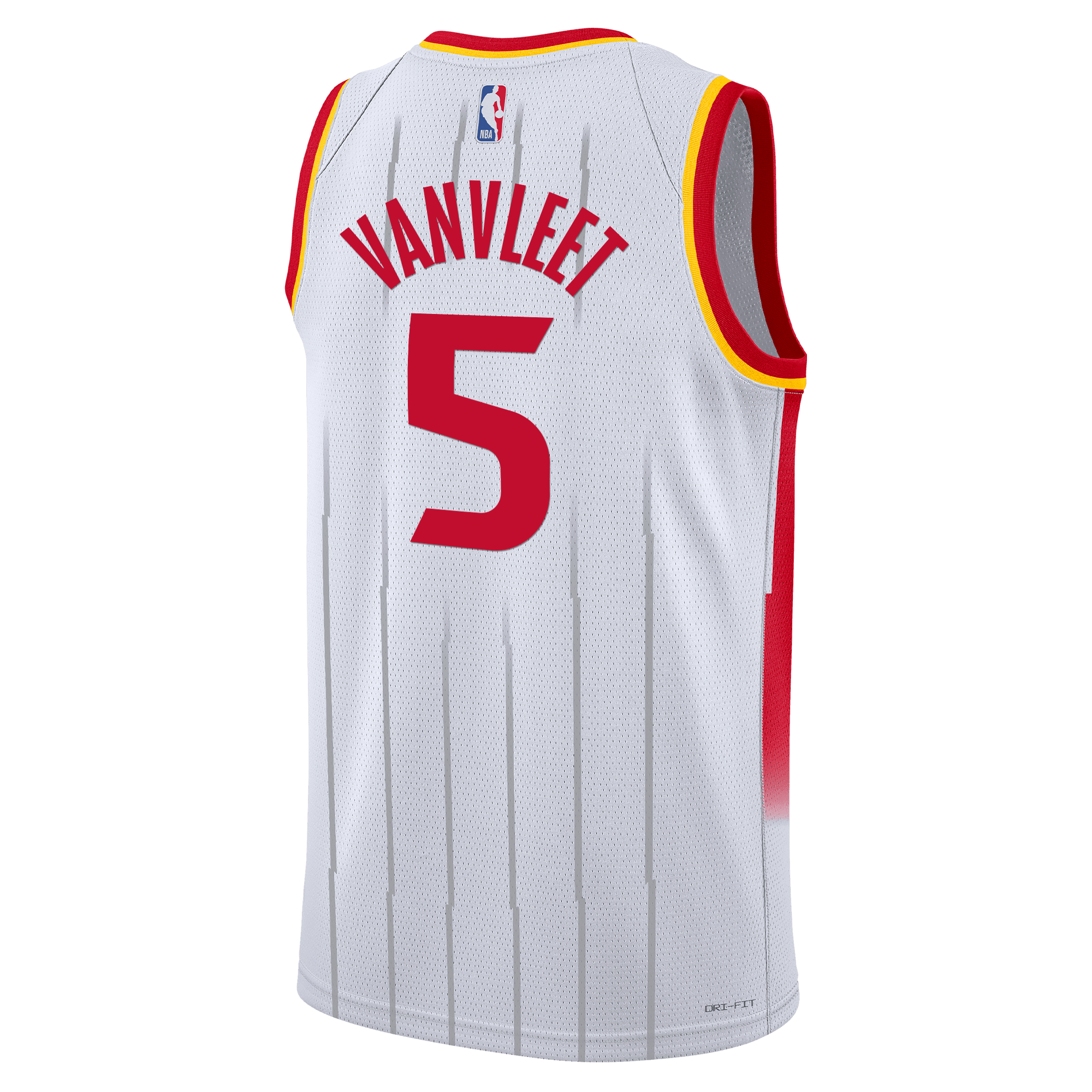 Men's Houston Rockets Fred VanVleet Nike Association Swingman Jersey-2