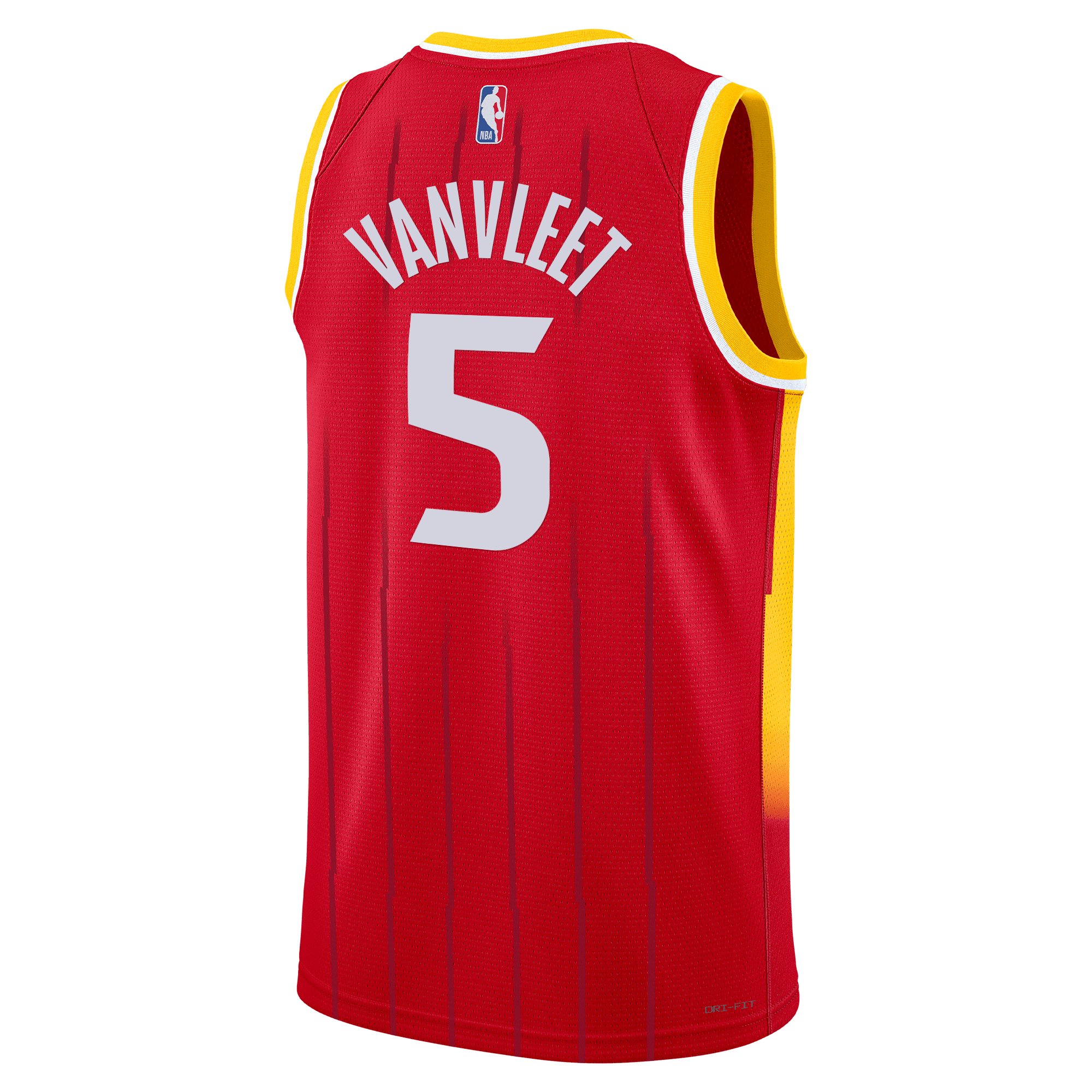 Men's Houston Rockets Fred VanVleet Nike Icon Swingman Jersey-2