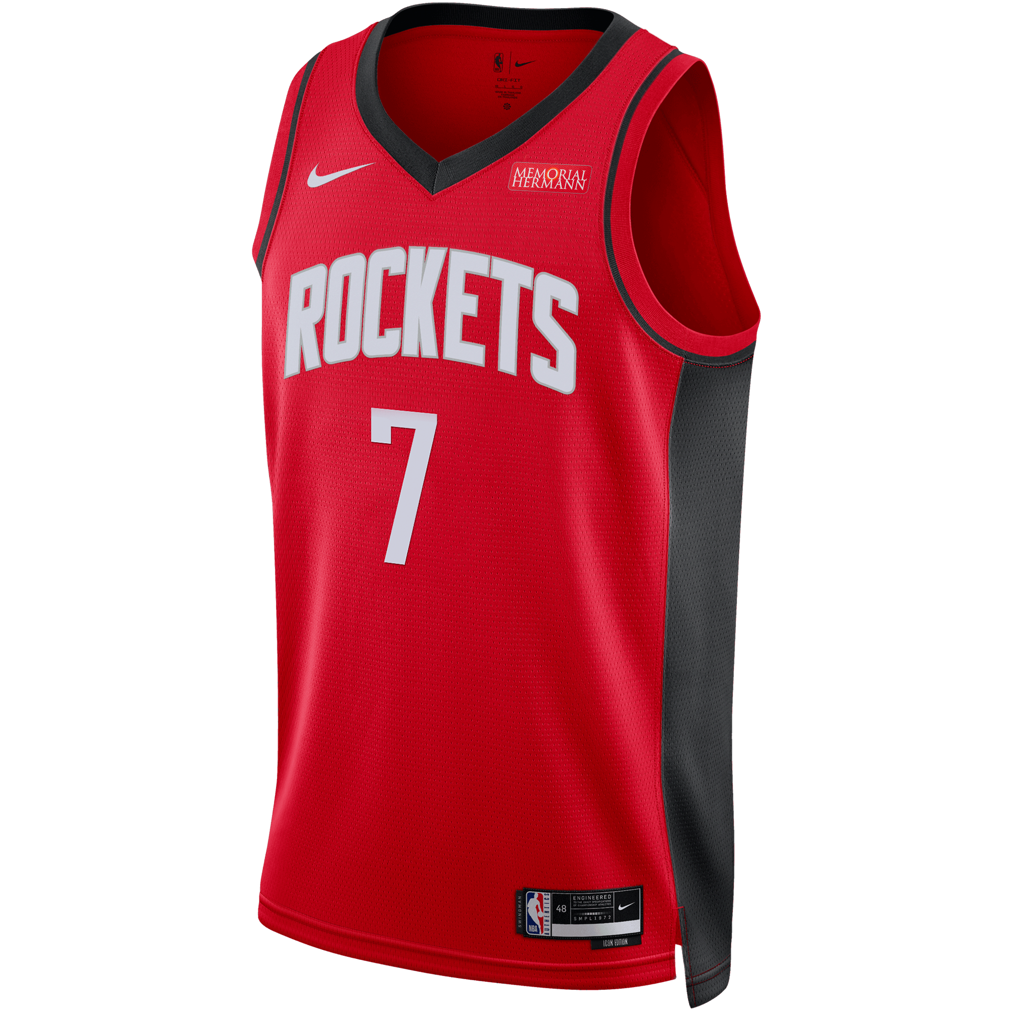 Men's Houston Rockets Nike Cam Whitmore Icon Edition Swingman Jersey