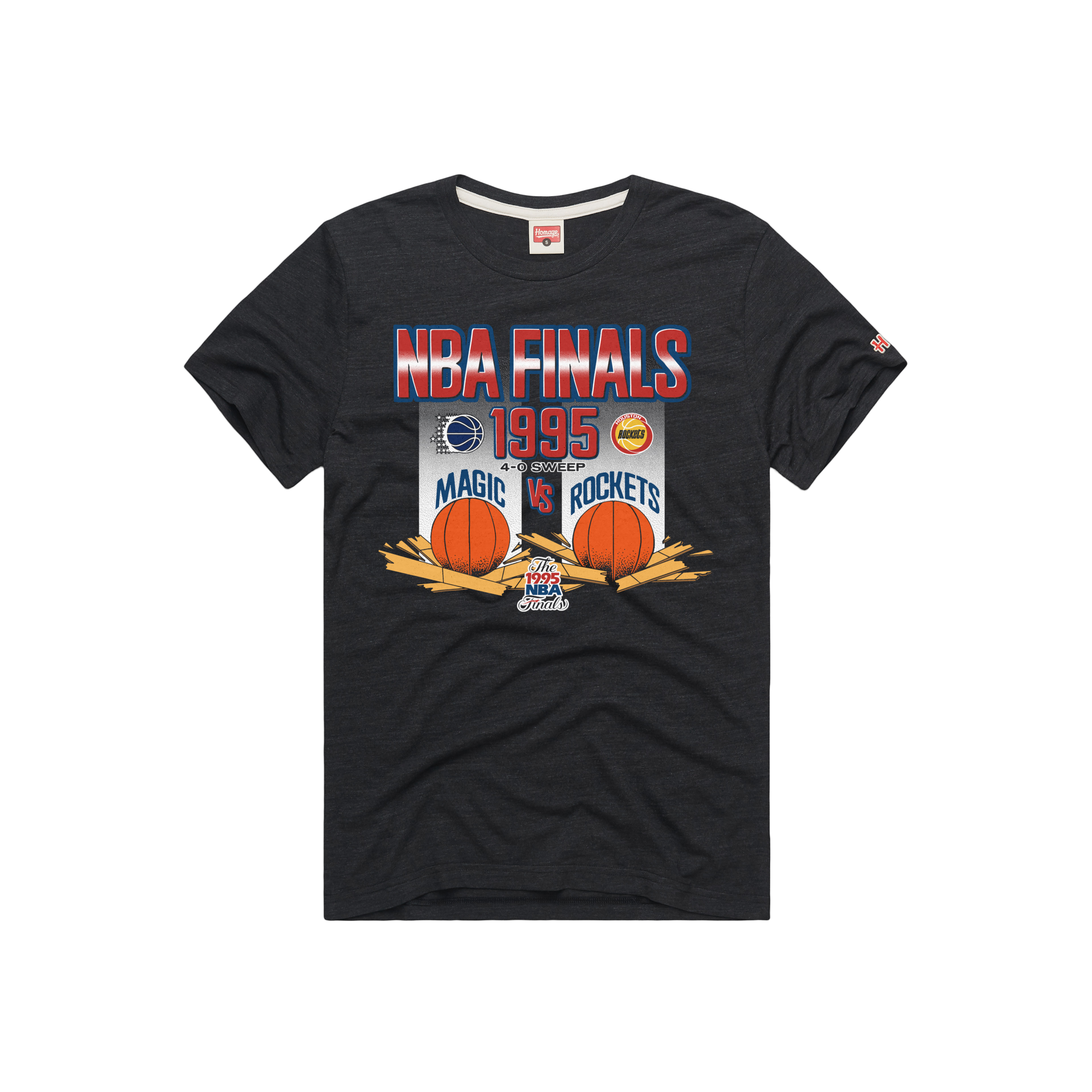 Men's Houston Rockets Homage HWC 1995 Finals Matchup T-Shirt