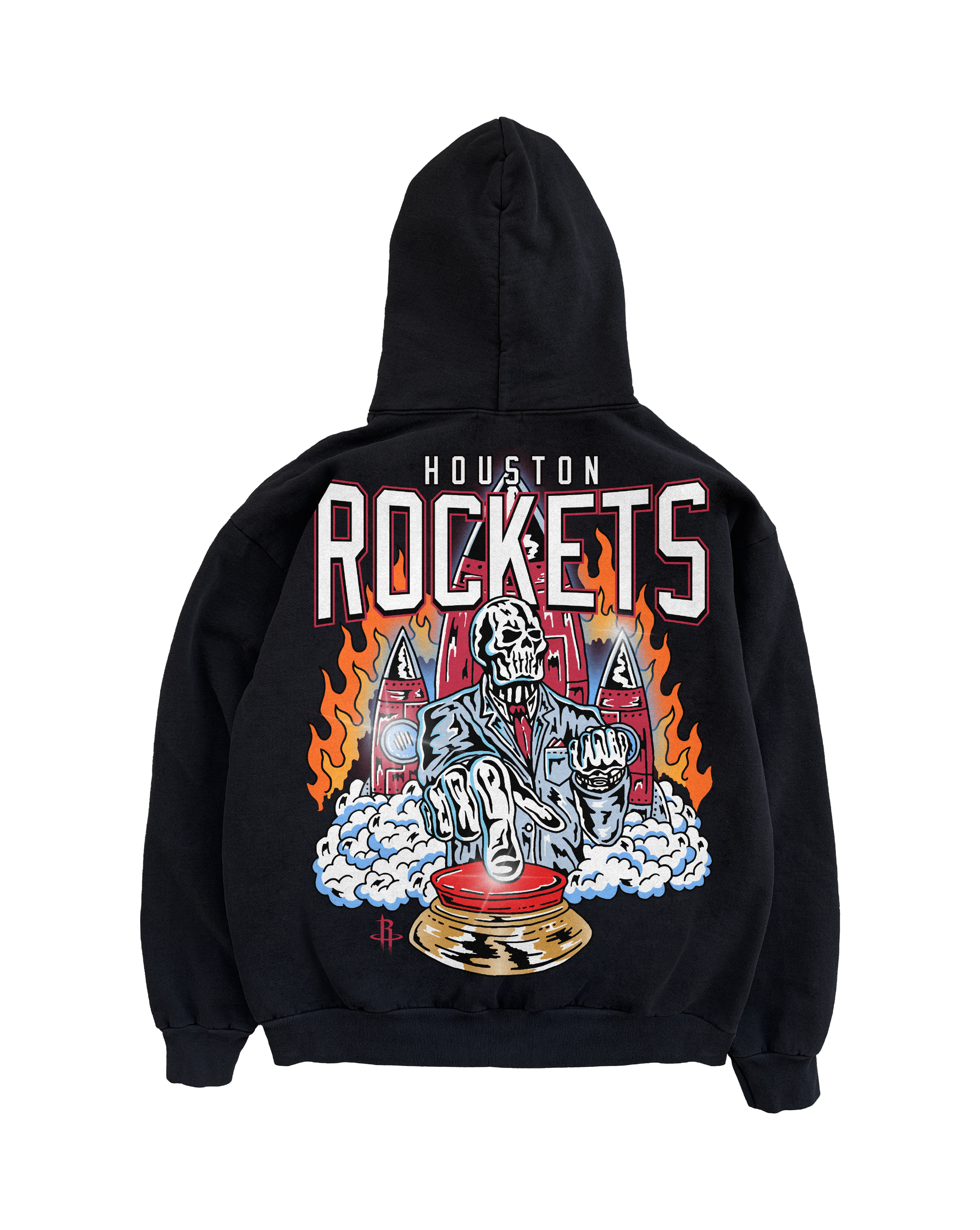 Men's Houston Rockets x Warren Lotas 2024-25 Black Hoodie