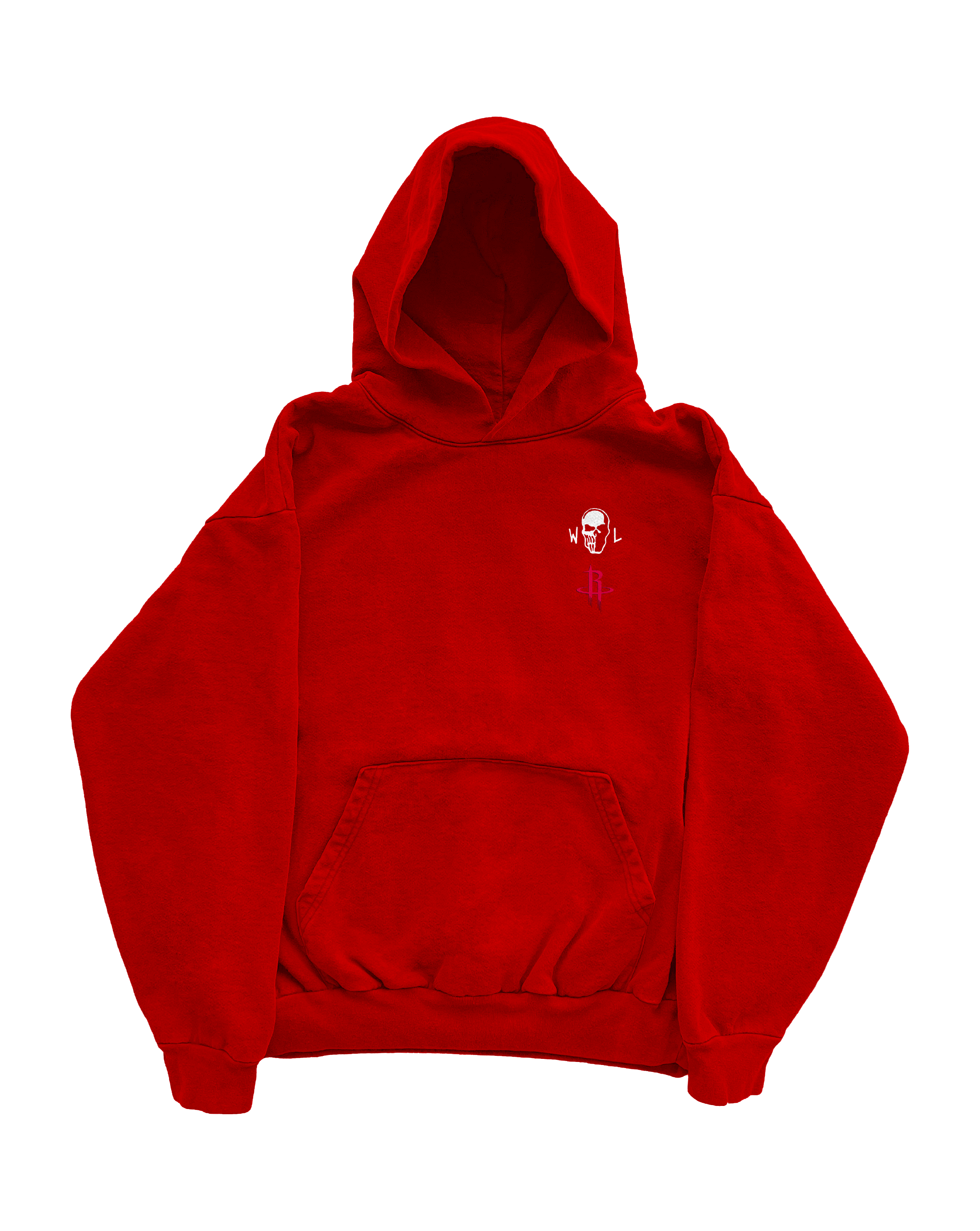 Men's Houston Rockets x Warren Lotas 2024-25 Red Hoodie