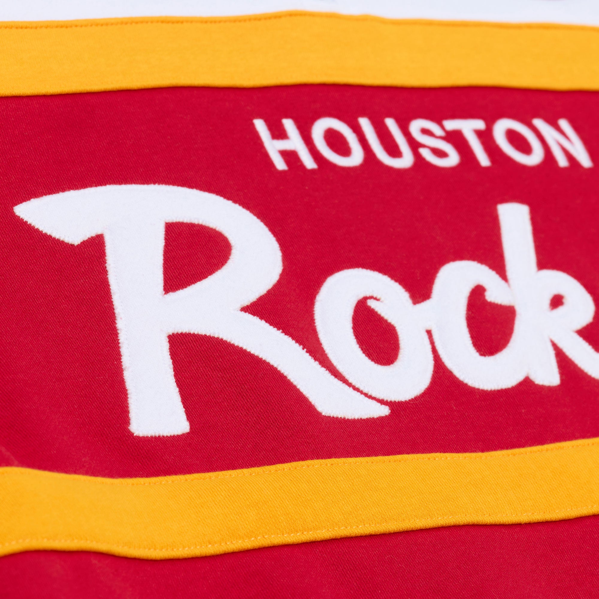 Men's Houston Rockets Mitchell & Ness HWC Head Coach Pullover Sweatshirt