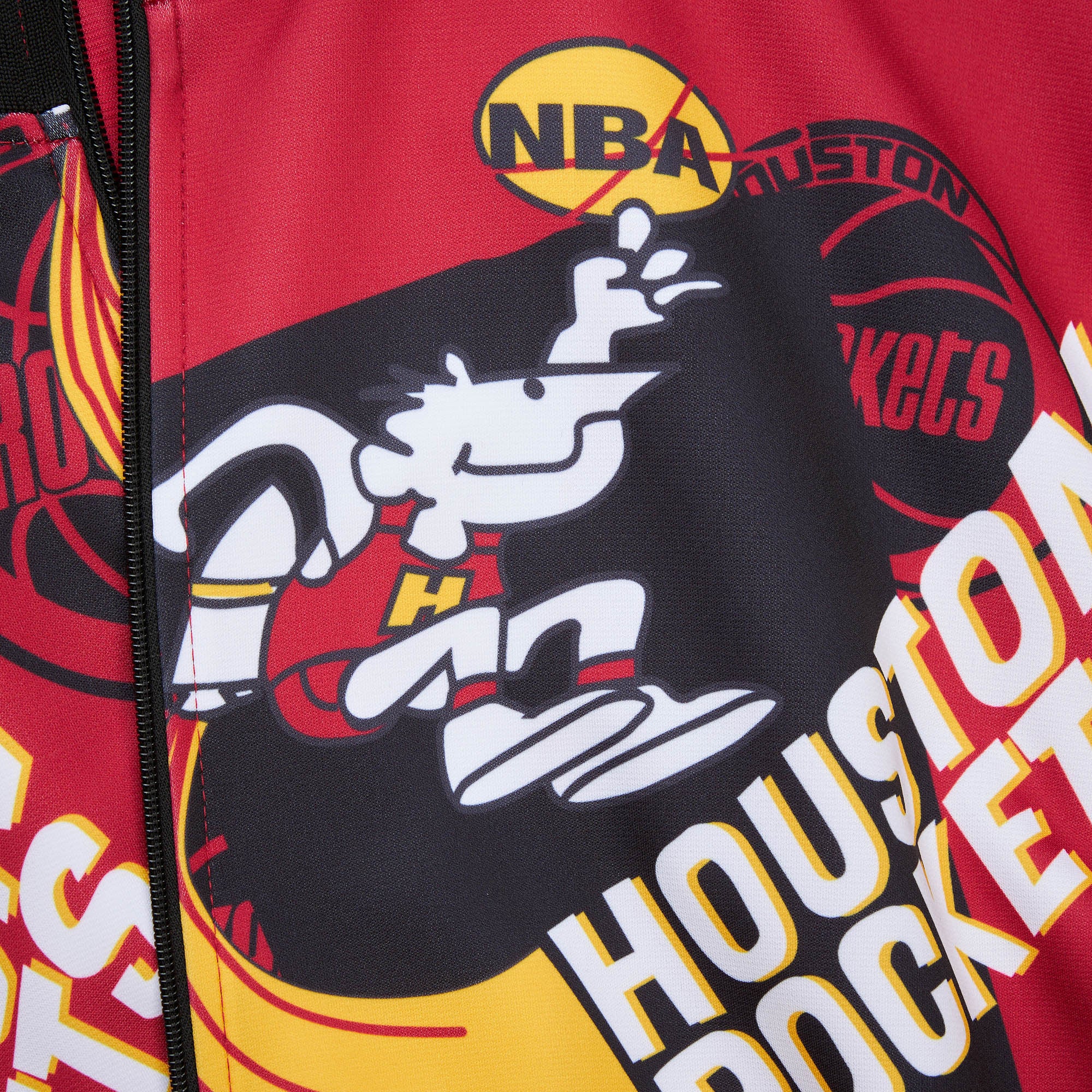 Houston rockets Mitchell and Ness on sale nostalgic hardwood classic jacket