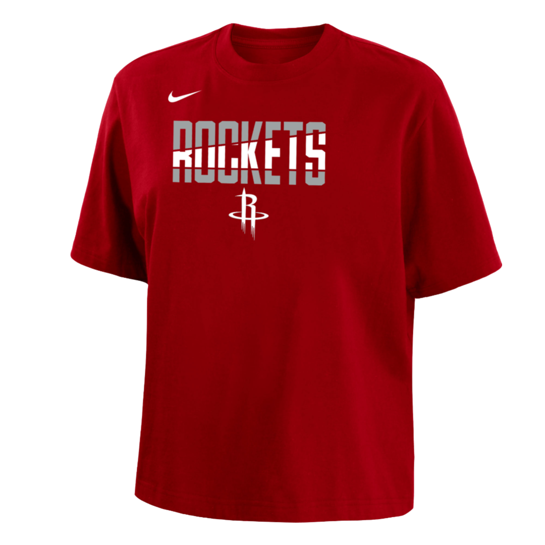 Women's Houston Rockets Nike Boxy Cut T-Shirt