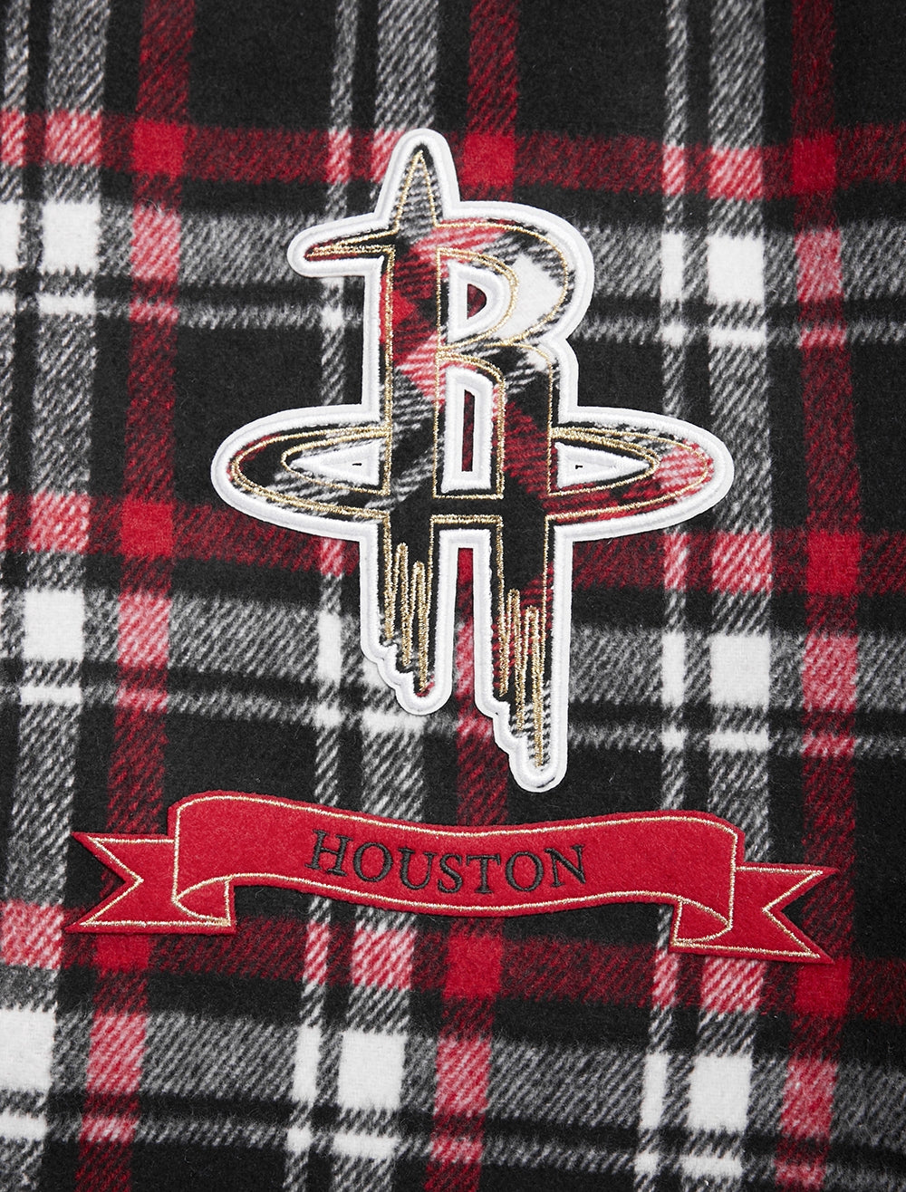 Men's Houston Rockets Pro Standard Plaid Varsity Jacket