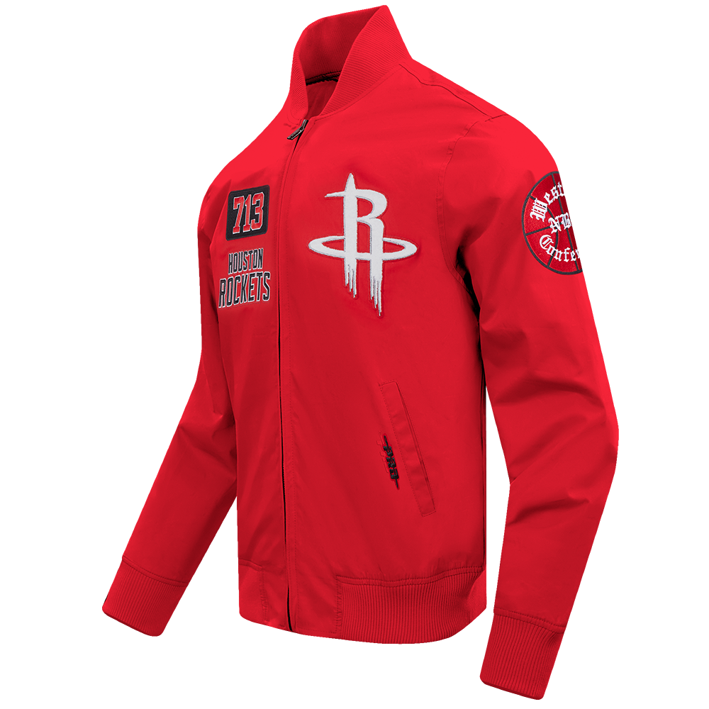 Men's Houston Rockets Pro Standard 713 Edition Rib Twill Jacket