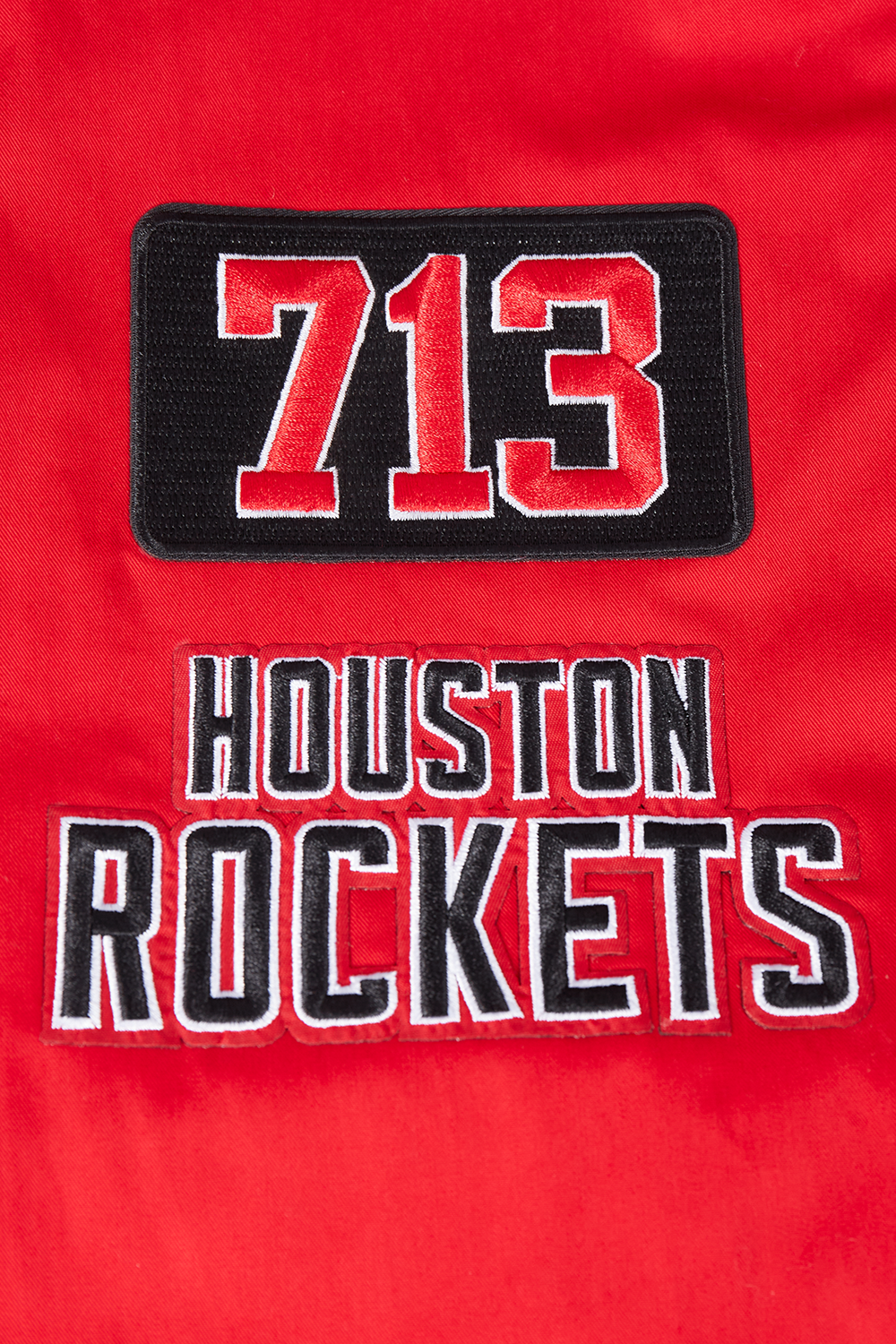 Men's Houston Rockets Pro Standard 713 Edition Rib Twill Jacket