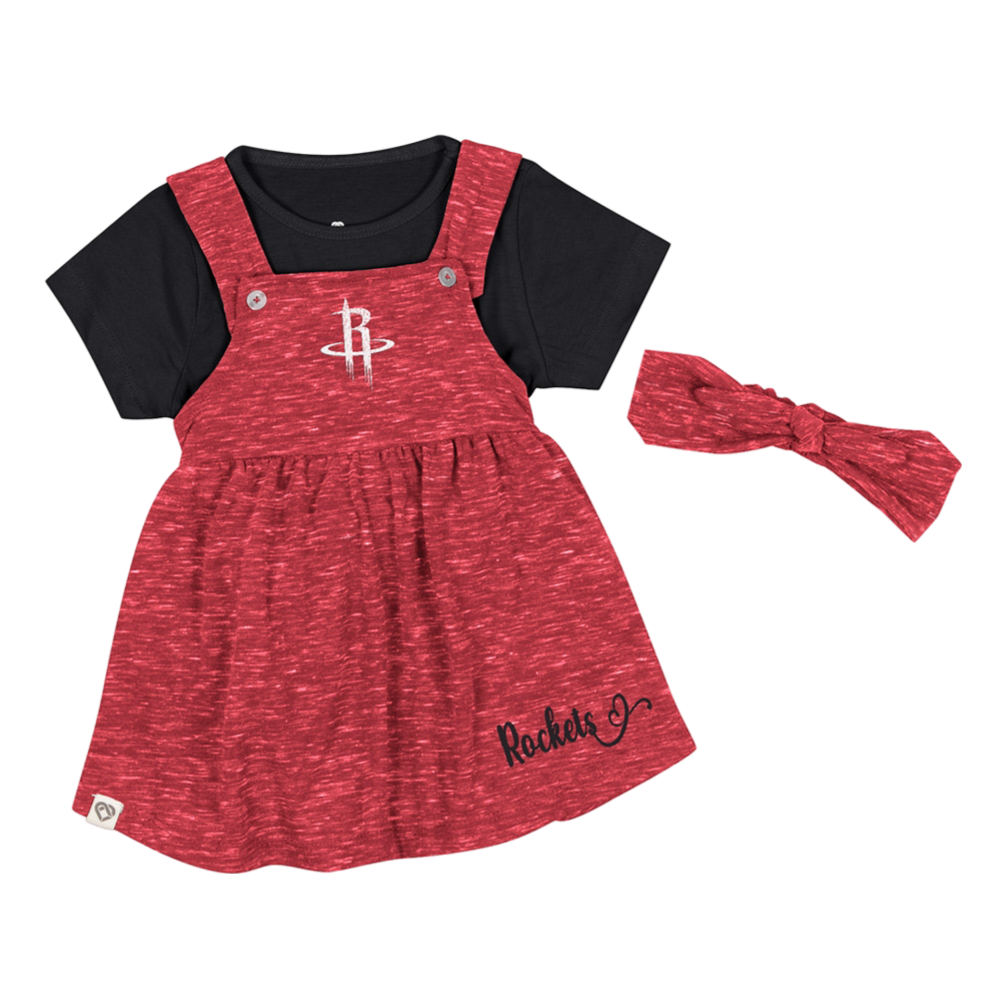 Infant Houston Rockets Colosseum Legend Dress & Bow Set