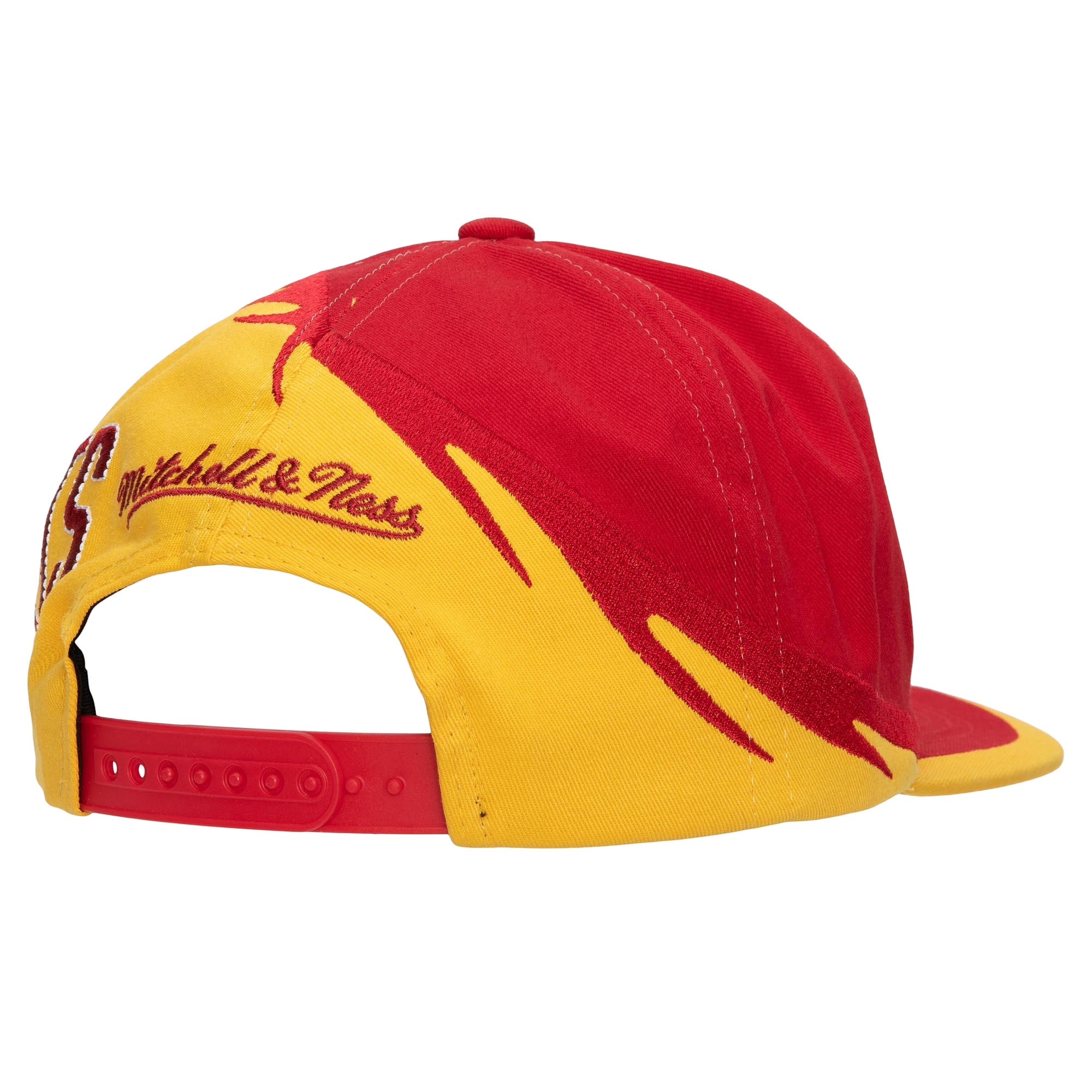 Men's Houston Rockets Mitchell & Ness HWC Spiral Snapback Cap