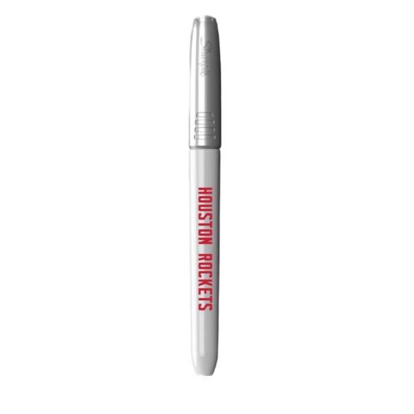 Houston Rockets Pro Specialties Group Metallic Silver Sharpie